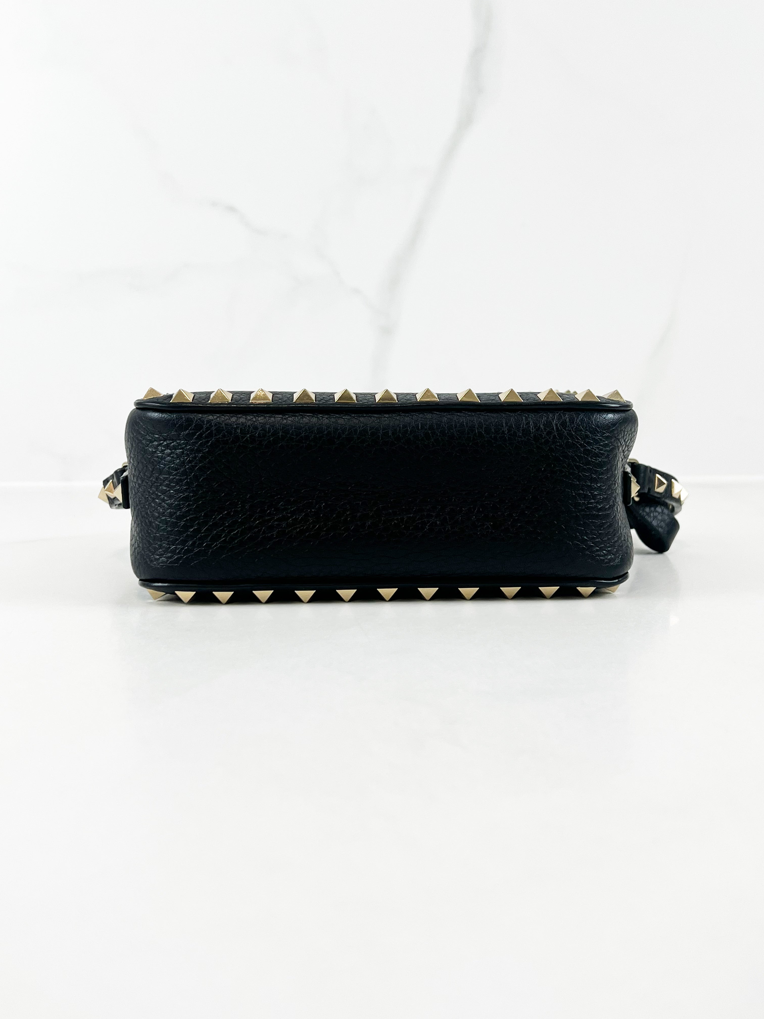 Valentino Garavani Black Rockstud Crossbody Bag