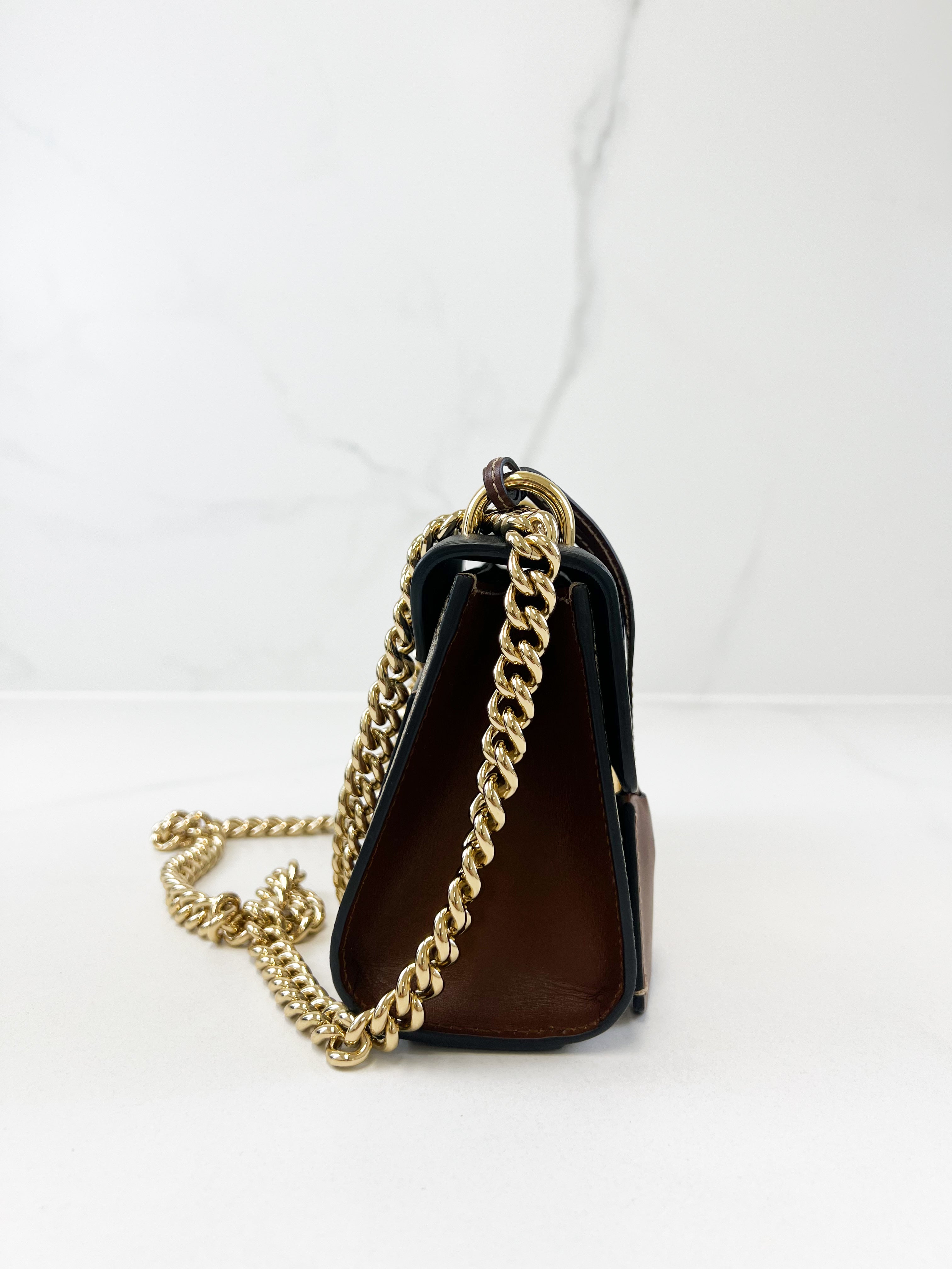 Gucci GG Supreme Small Padlock Shoulder Bag