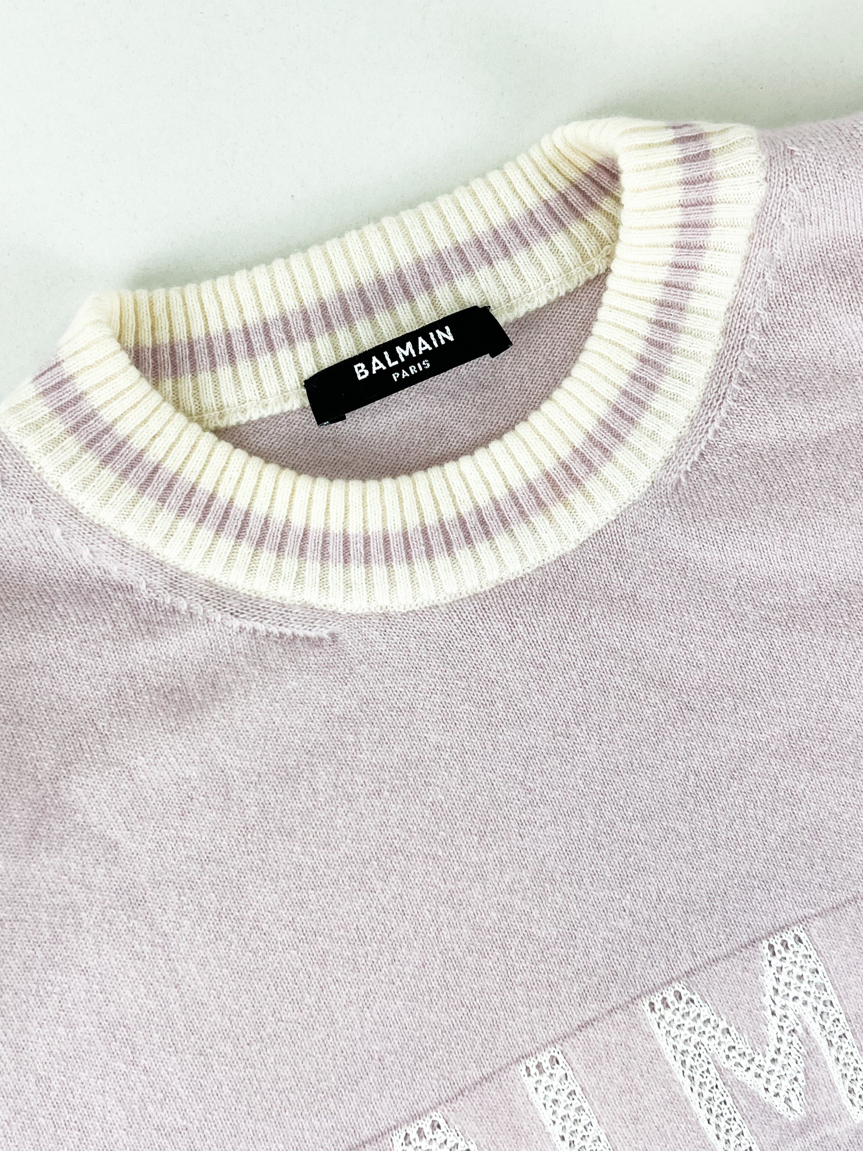 Balmain Long Sleeve Knit Size 38