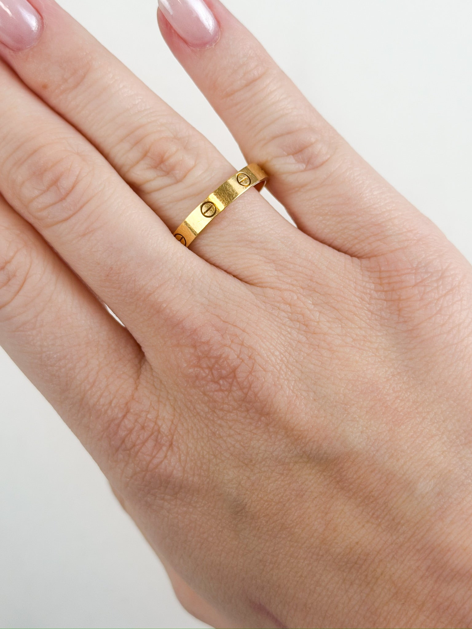 Cartier Love Ring in Yellow Gold Size 64