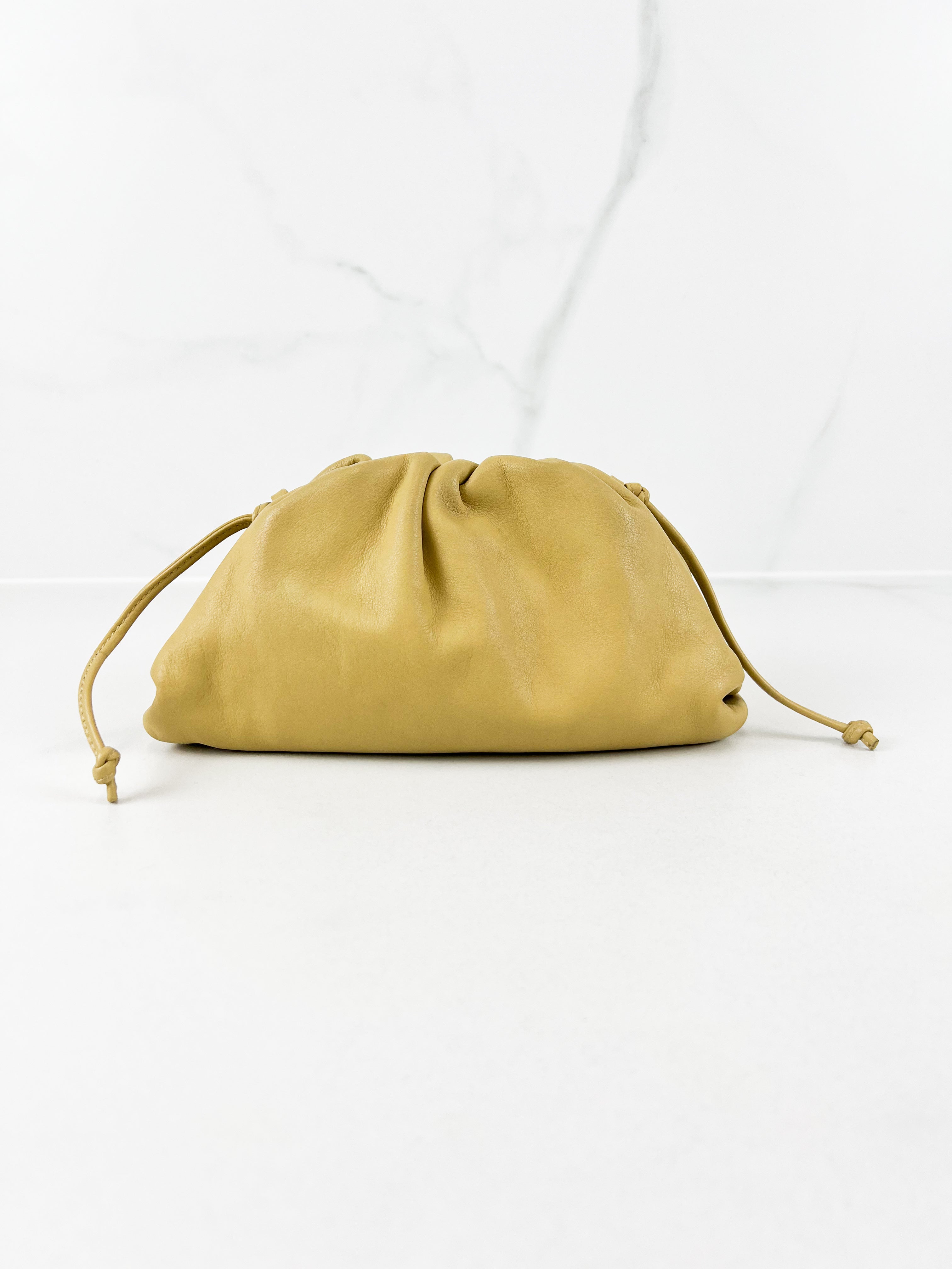Bottega Veneta Beige Small Pouch