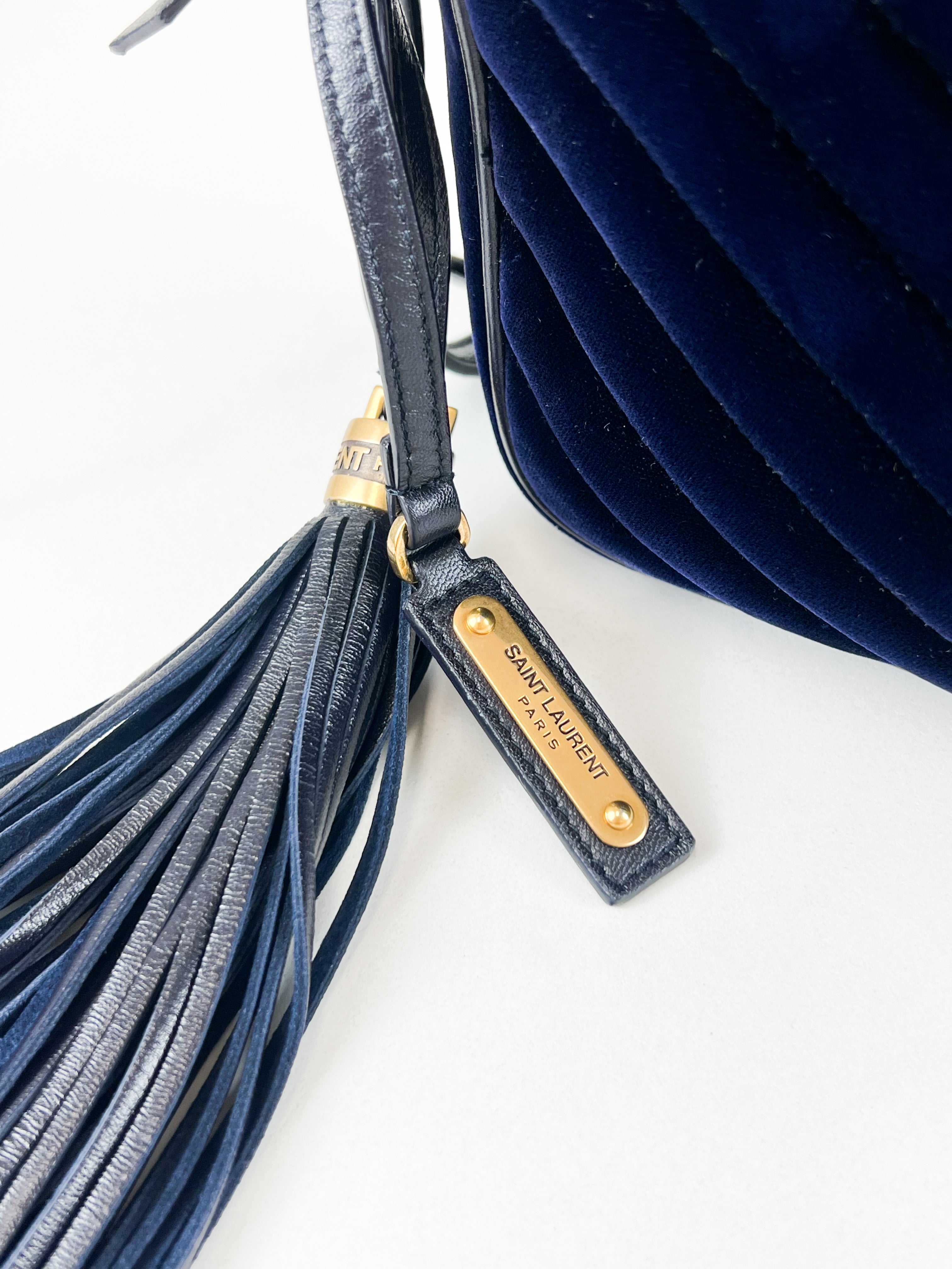 Saint Laurent Velvet Lou Camera Bag