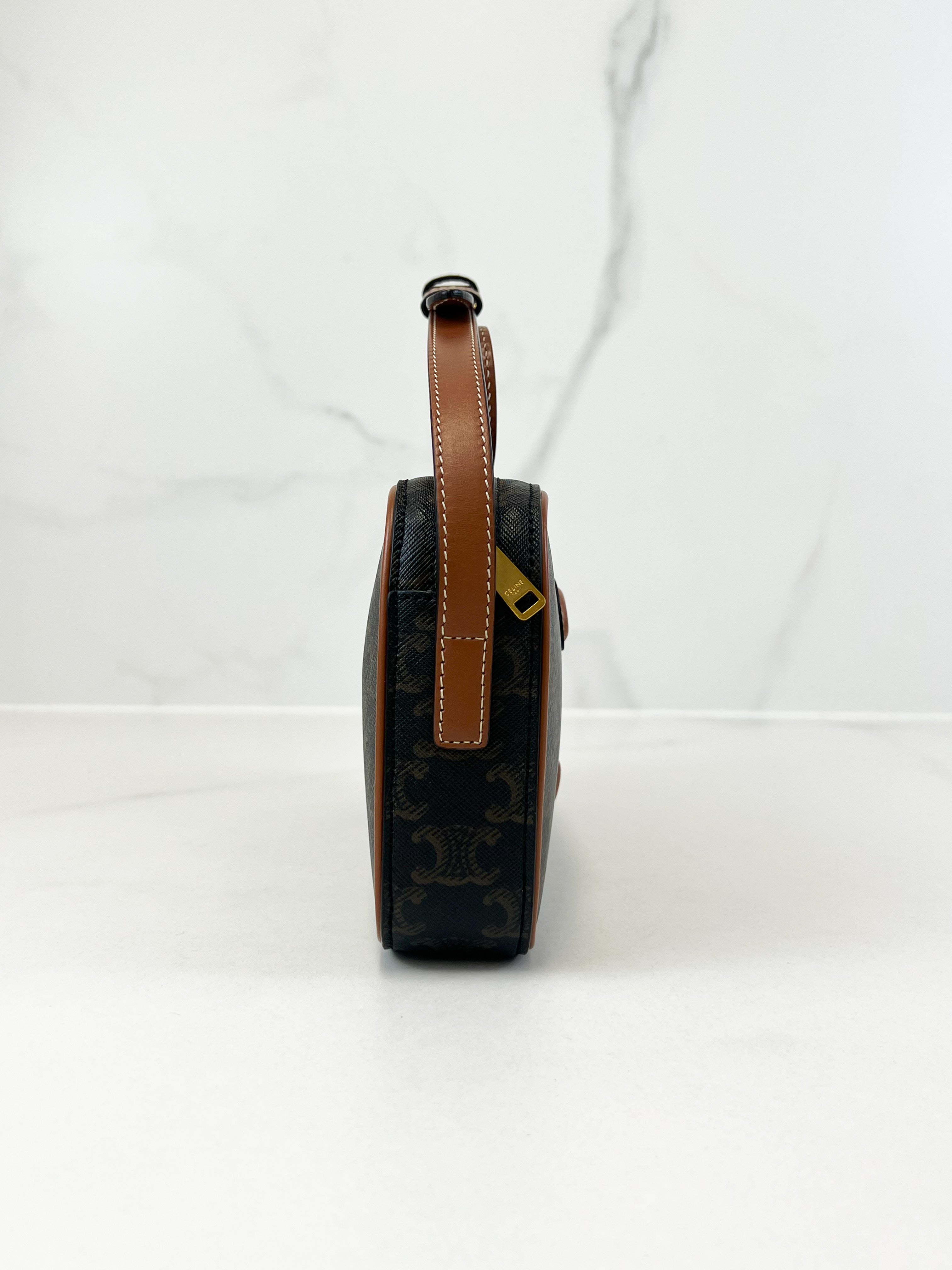 Celine Triomphe Canvas Mini Camera Shoulder Bag