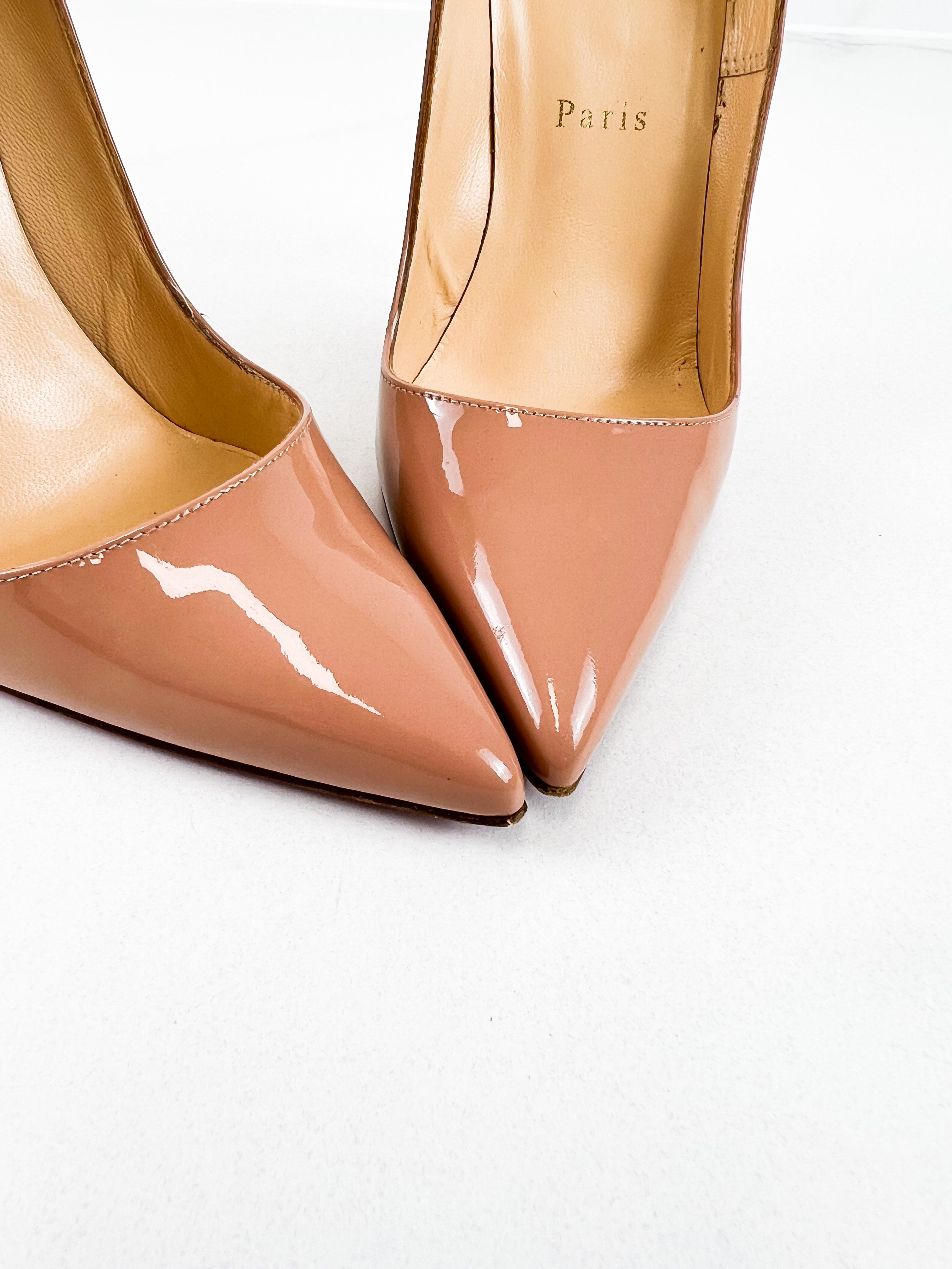Christian Louboutin Nude So Kate 120 Size 37