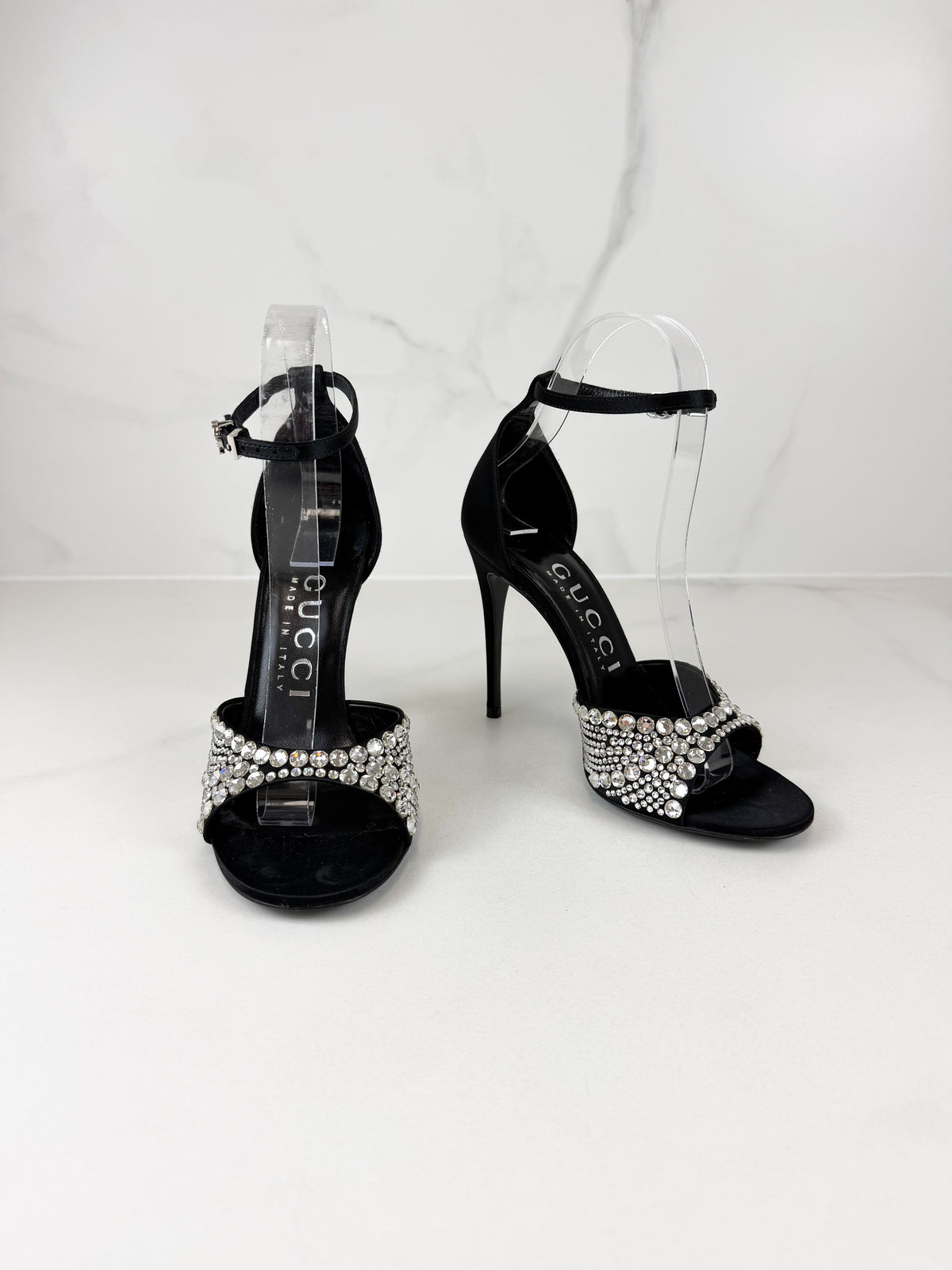 Gucci Embellished Rhinestone Heels Size 36