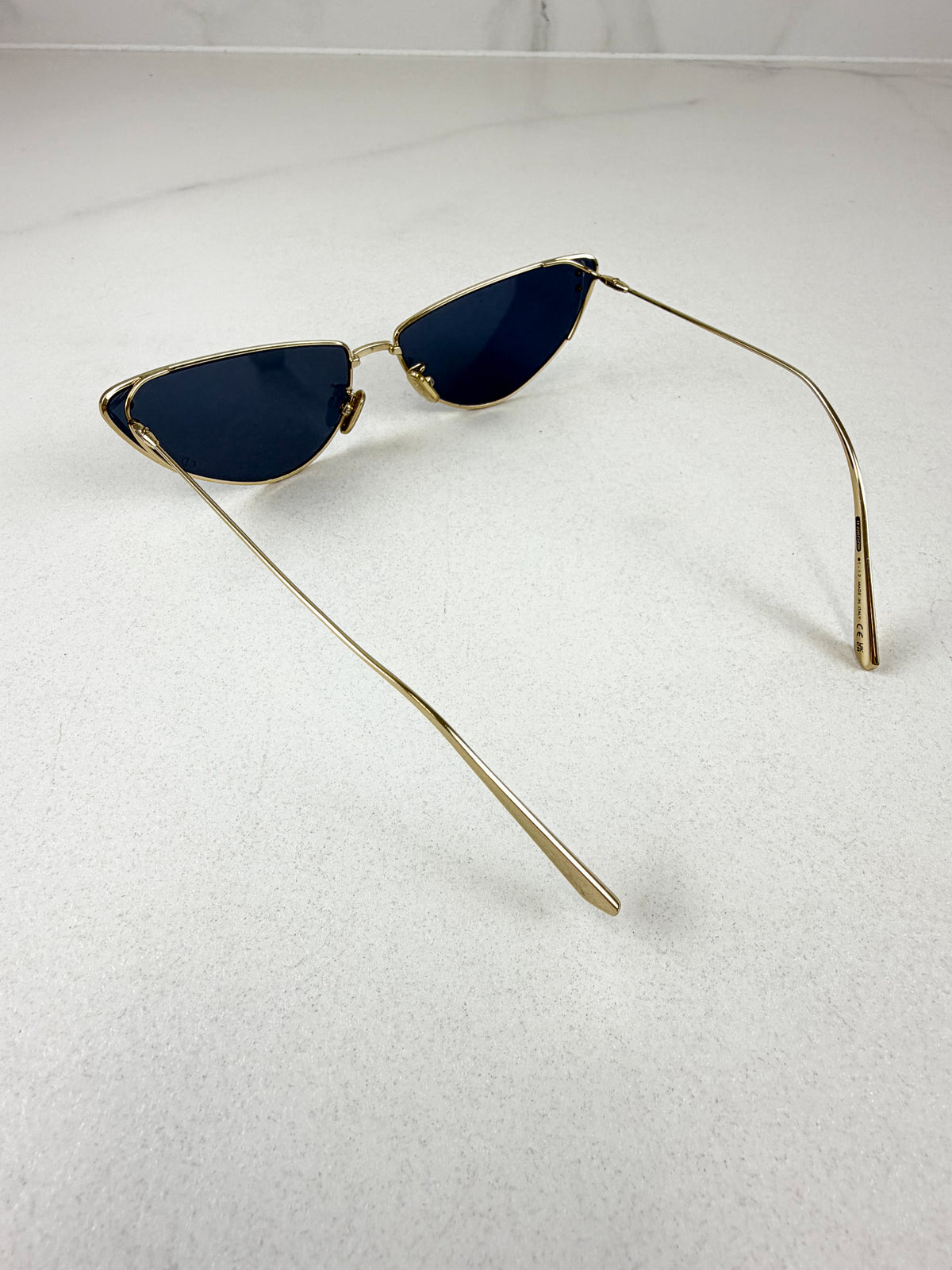 Christian Dior Gold Cat Eye Miss Dior Sunglasses