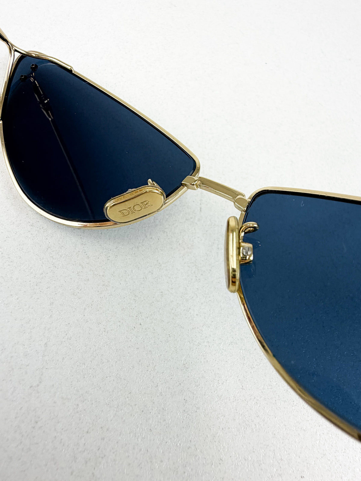 Christian Dior Gold Cat Eye Miss Dior Sunglasses