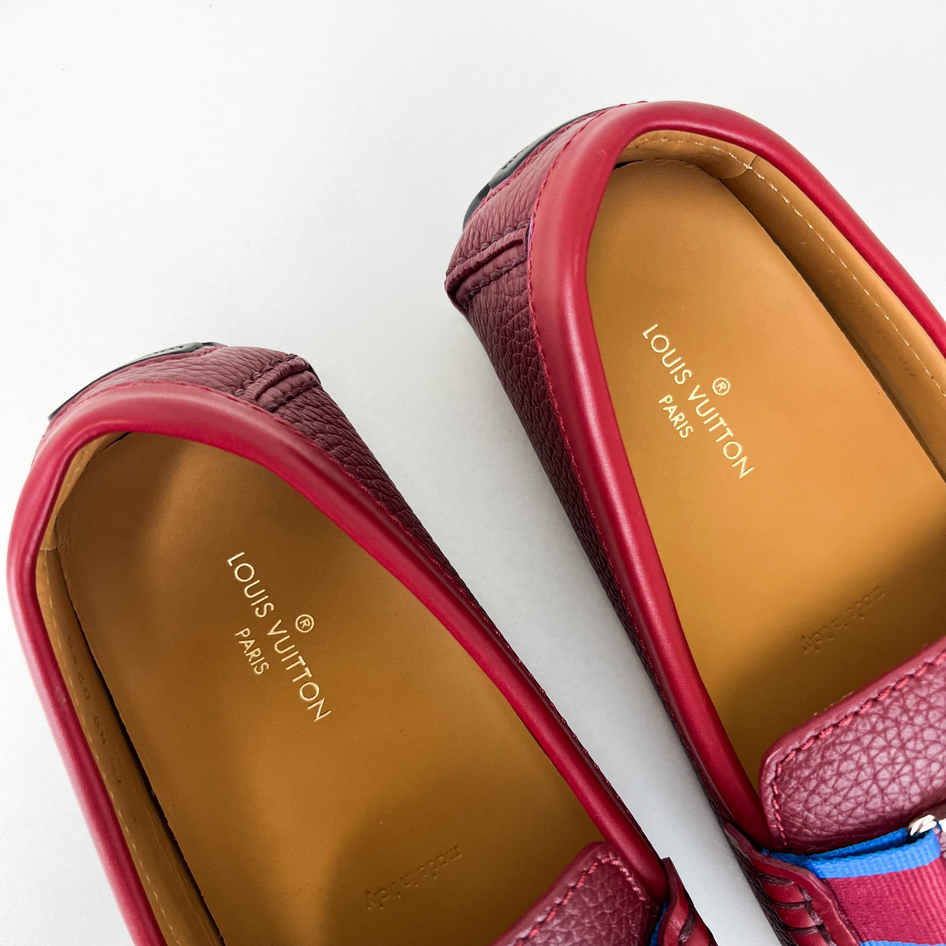 Louis Vuitton Men's Monte Carlo Moccasin Red Loafers