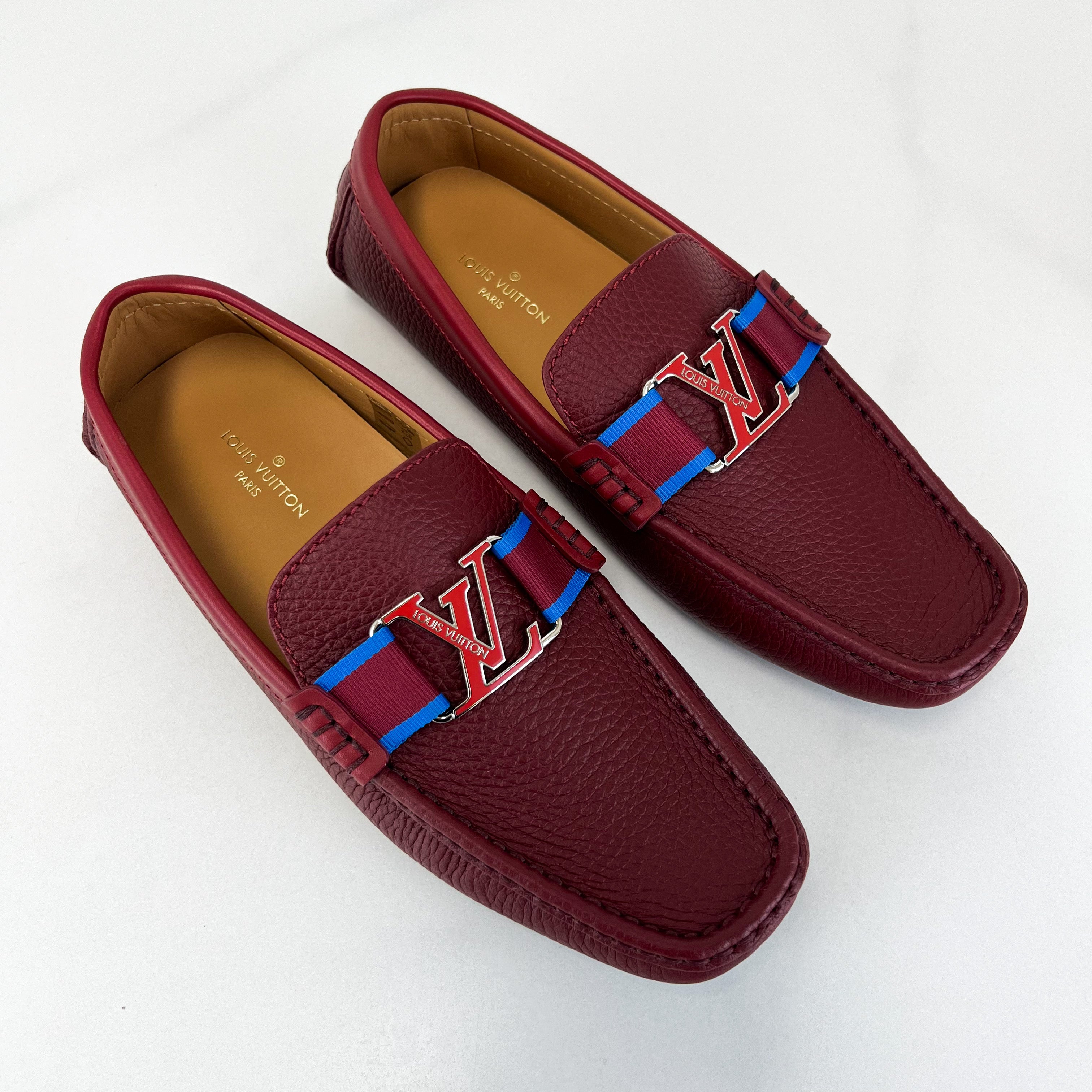 Louis Vuitton Men's Monte Carlo Moccasin Red Loafers