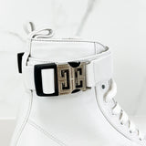 Givenchy White Combat Boots Size 38