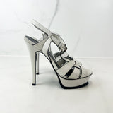 Saint Laurent White Tributes 135mm Size 35