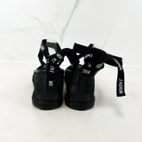 Christian Dior Black Mesh Polka Dot Espadrille Size 40