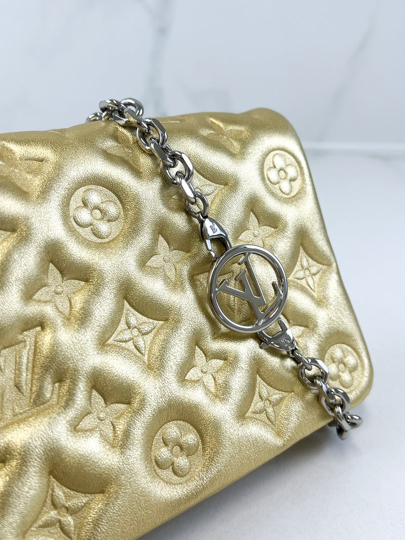 Louis Vuitton Gold Pochette Coussin