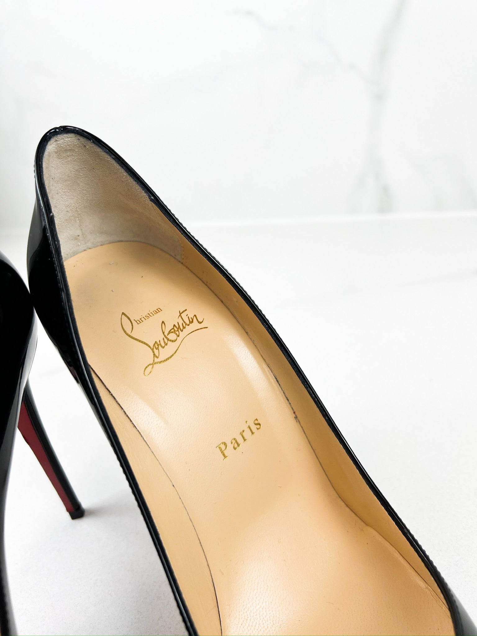 Christian Louboutin Black Kate 100mm Size 39