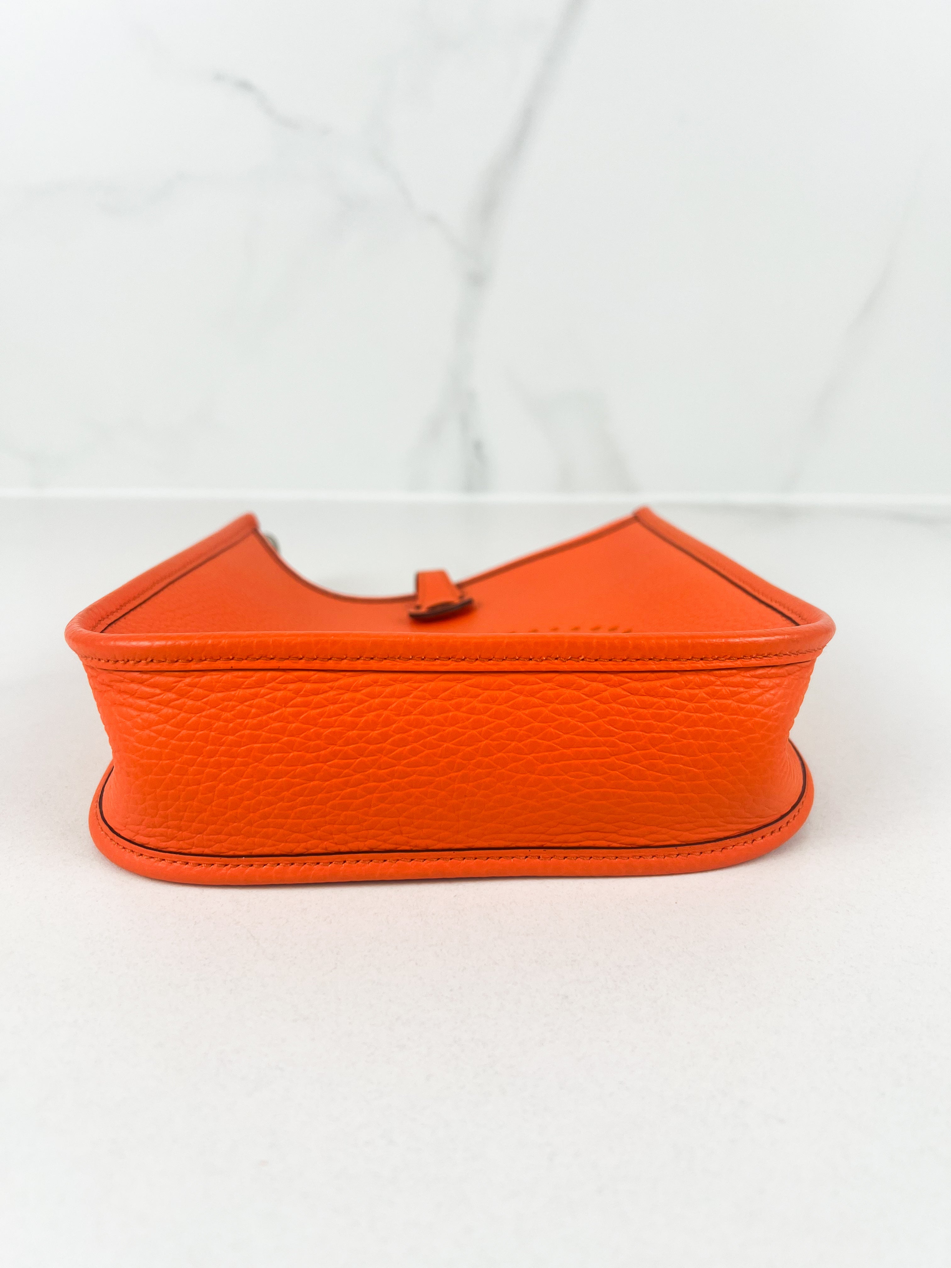 Hermes Orange Clemence Evelyne 16 with SHW