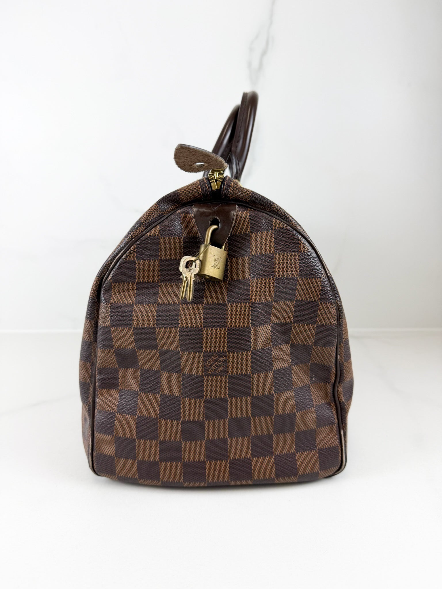 Louis Vuitton Speedy 35 Bandoulière Damier Ebene Canvas