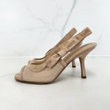 Christian Dior Jadior Slingback Peep Toe Heel Size 38D