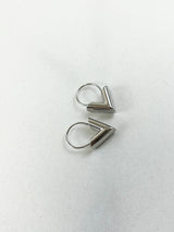 Louis Vuitton V Earrings in Silver Metal