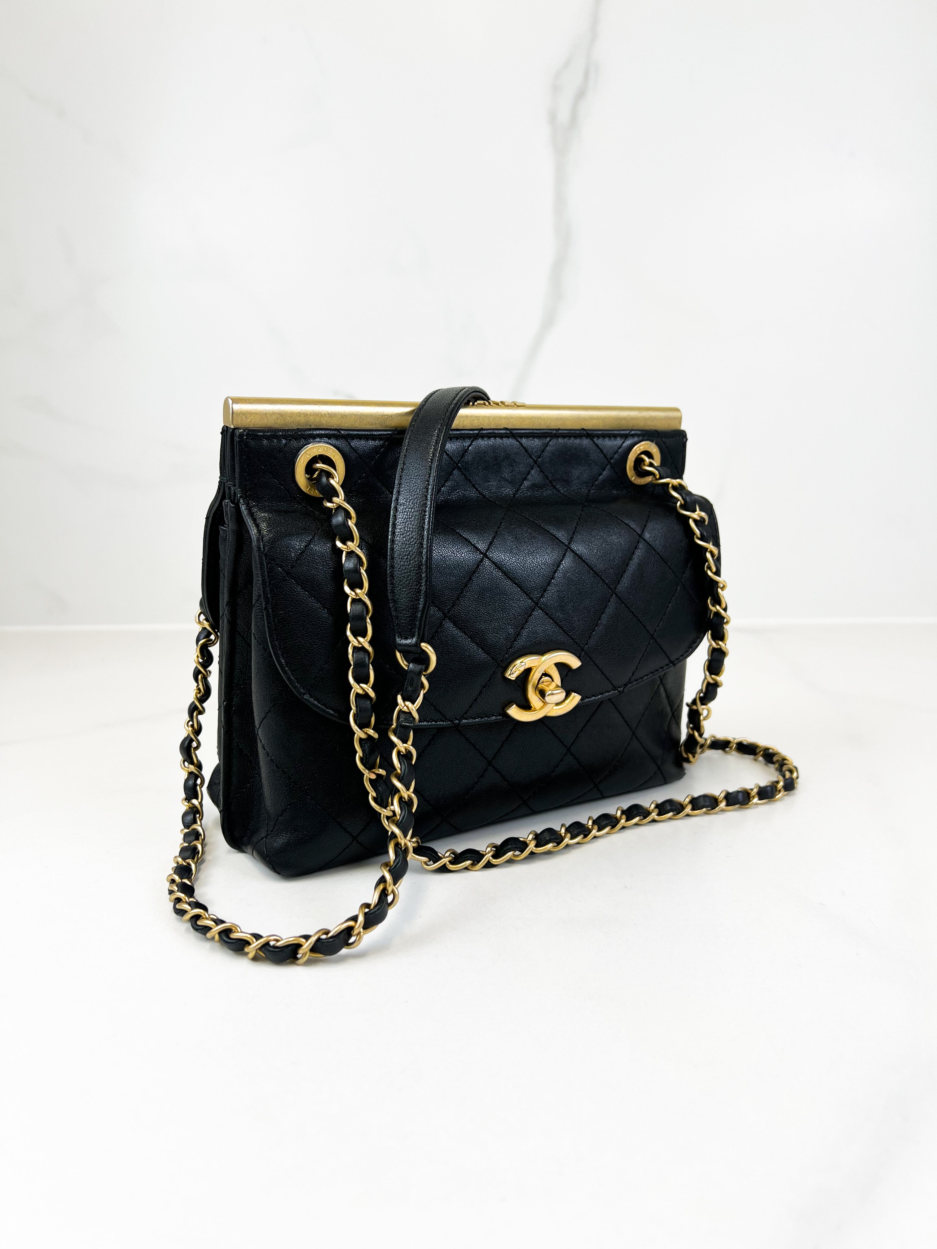 Chanel Double Sided Flap with GHW