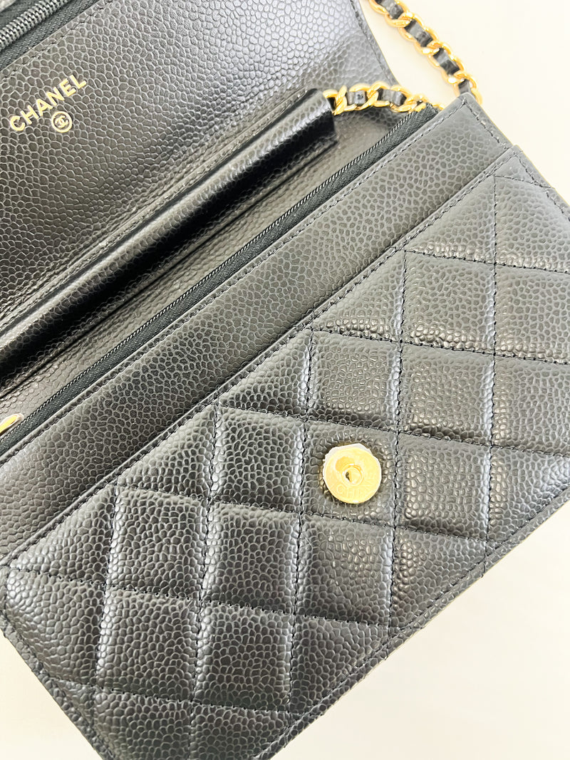 Chanel Wallet on Chain Caviar with GHW