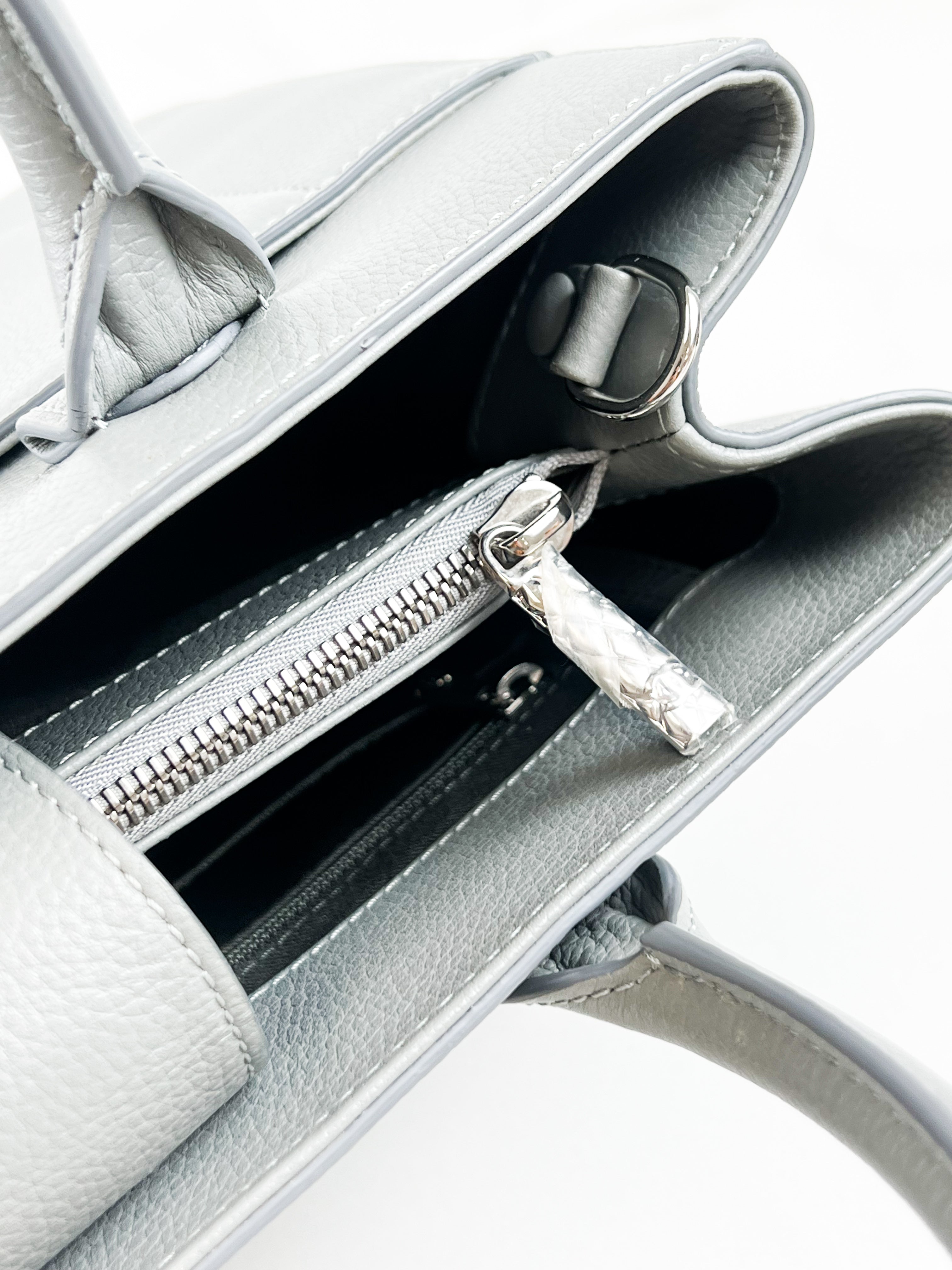 Chanel Neo Executive Tote in Grey Grained Calsfskin