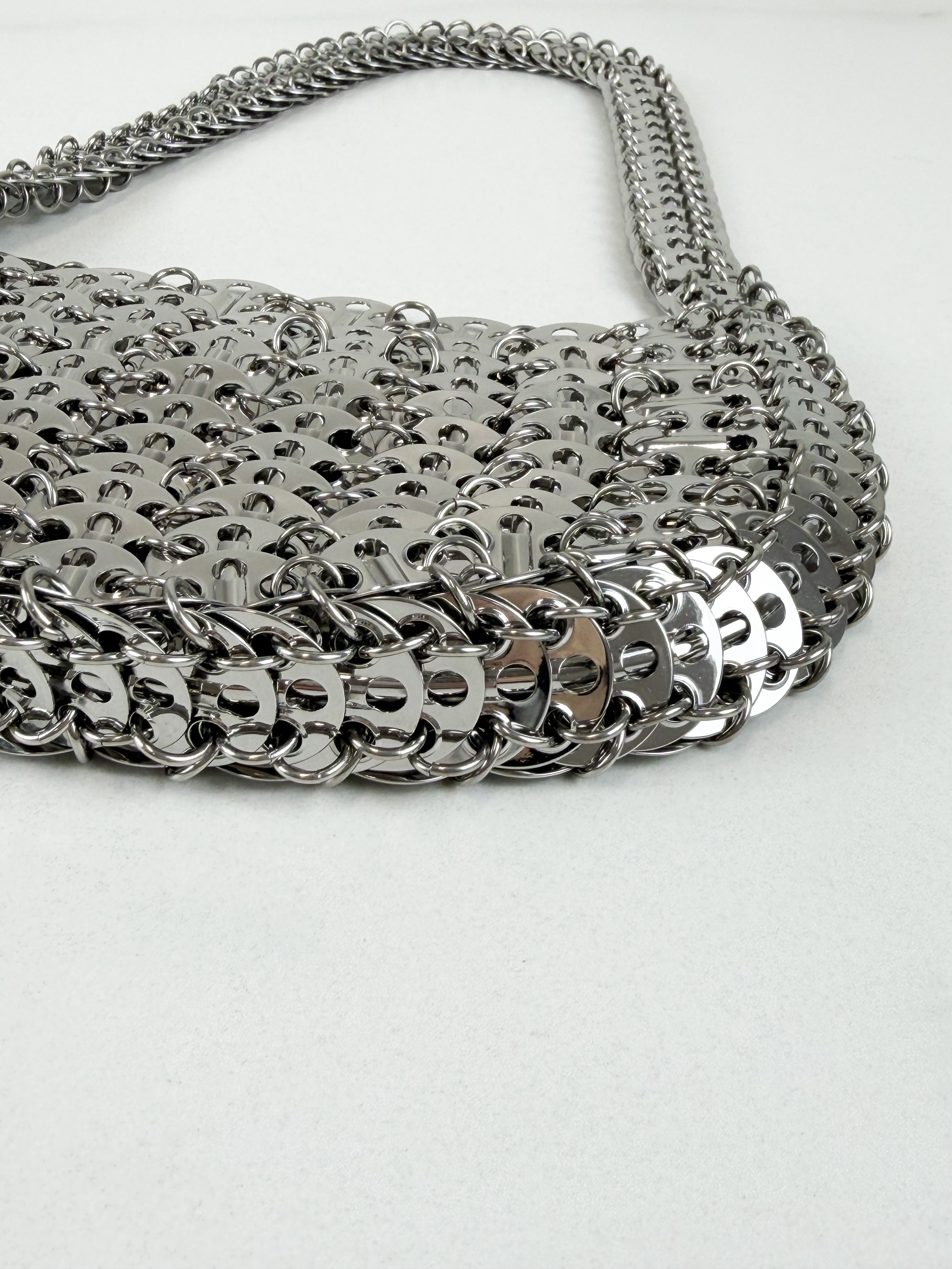 Rabanne 1969 Moon Chainmail Shoulder Bag