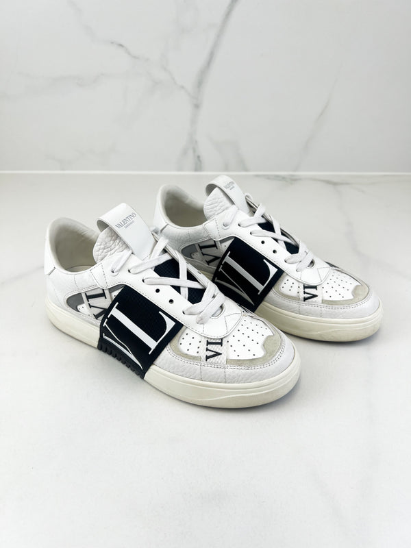 Valentino Garavani Calfskin VLTN Sneaker Size 38