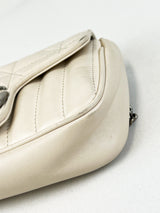 Gucci White GG Marmont Matelasse Super Mini Bag