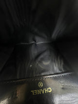 Chanel Black Decacoco Double Hook Bifold Wallet