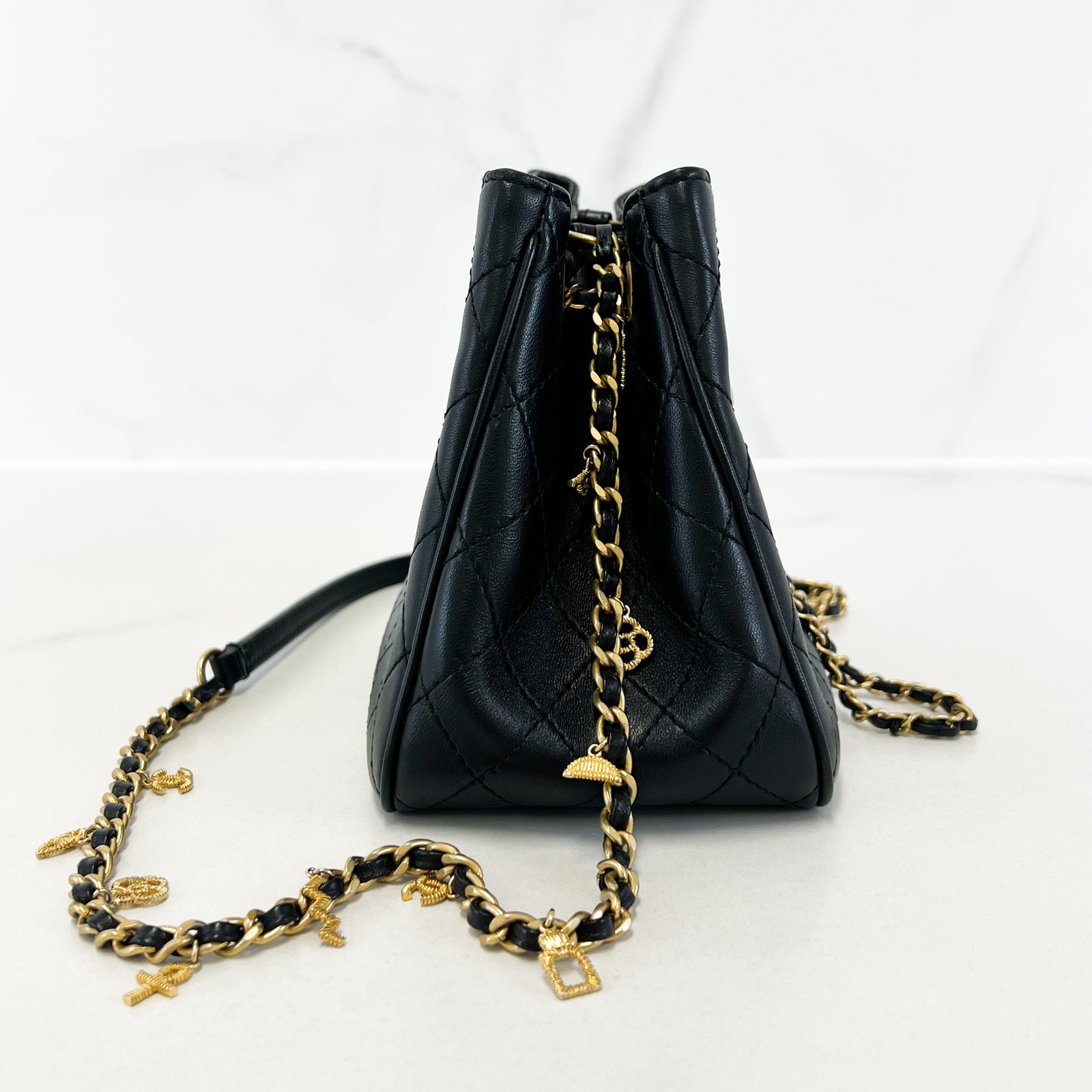 Chanel 19b bucket bag deals