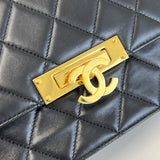 Chanel Lambskin Quilted CC Chain Crossbody/Shoulder Bag