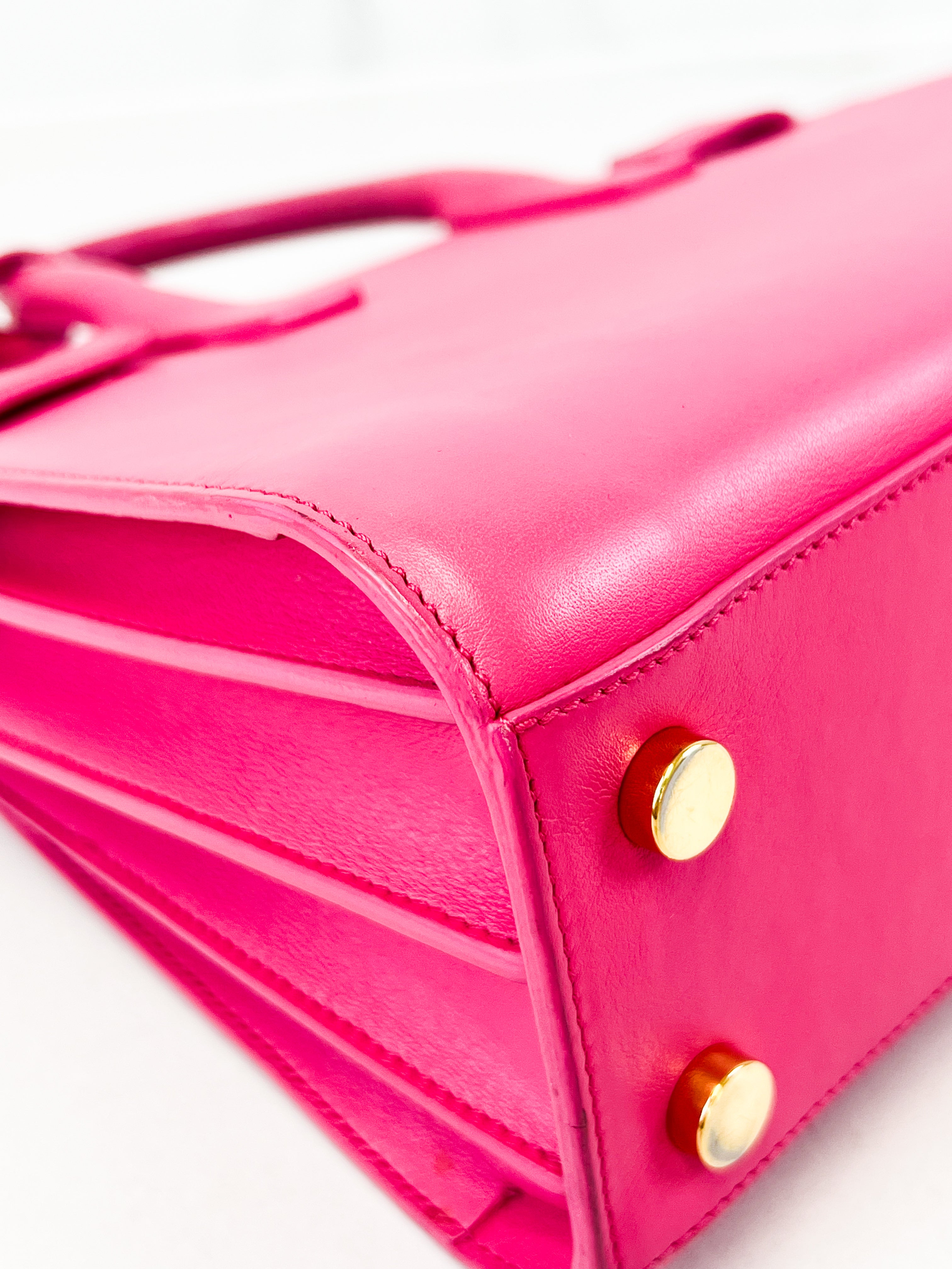 Saint Laurent Nano Sac De Jour in Pink