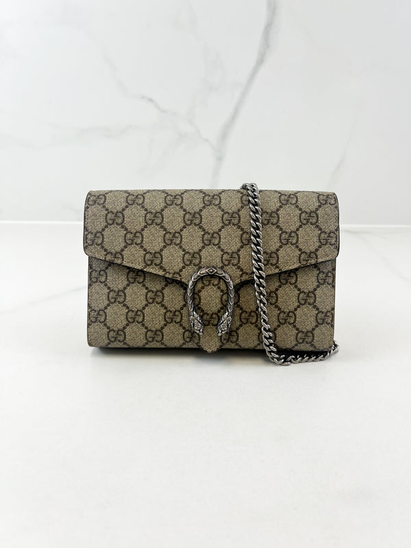 Gucci Dionysus GG Supreme Chain Wallet
