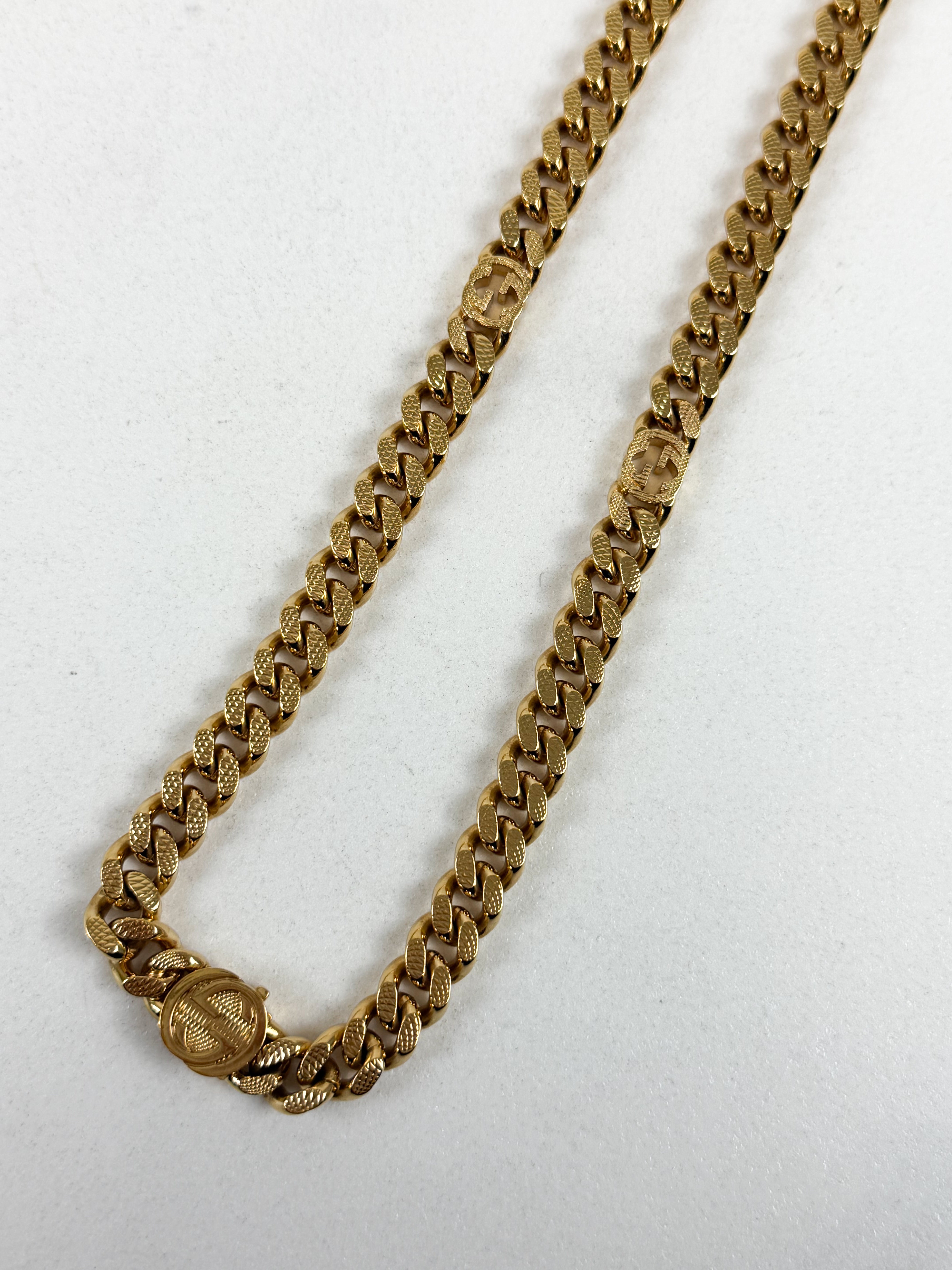 Gucci Interlocking GG Gold Necklace