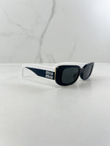 Miu Miu Logo Print Sunglasses