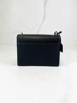 Saint Laurent Black Sunset Grained Shoulder Bag