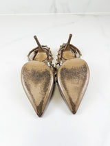 Valentino Caged Rockstud Pumps Size 39.5