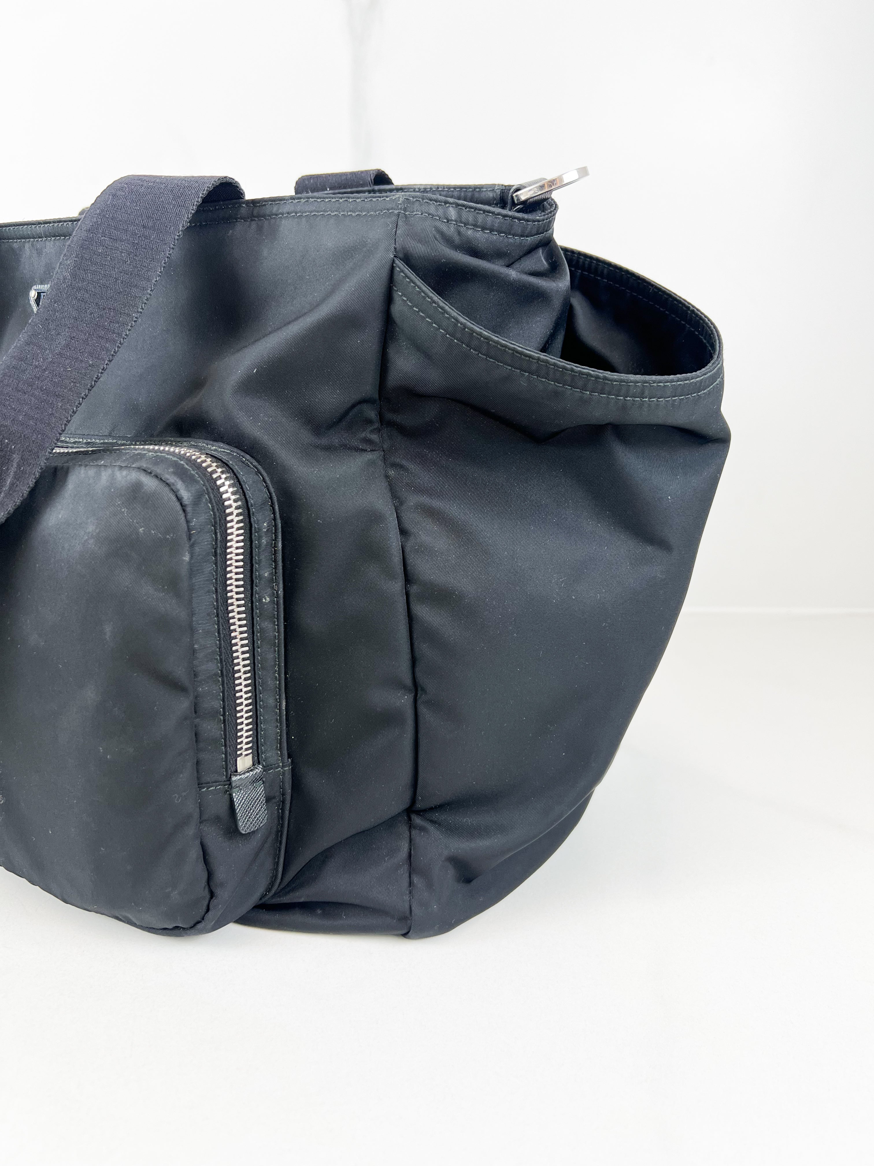 Prada Black Re-Nylon Baby Bag