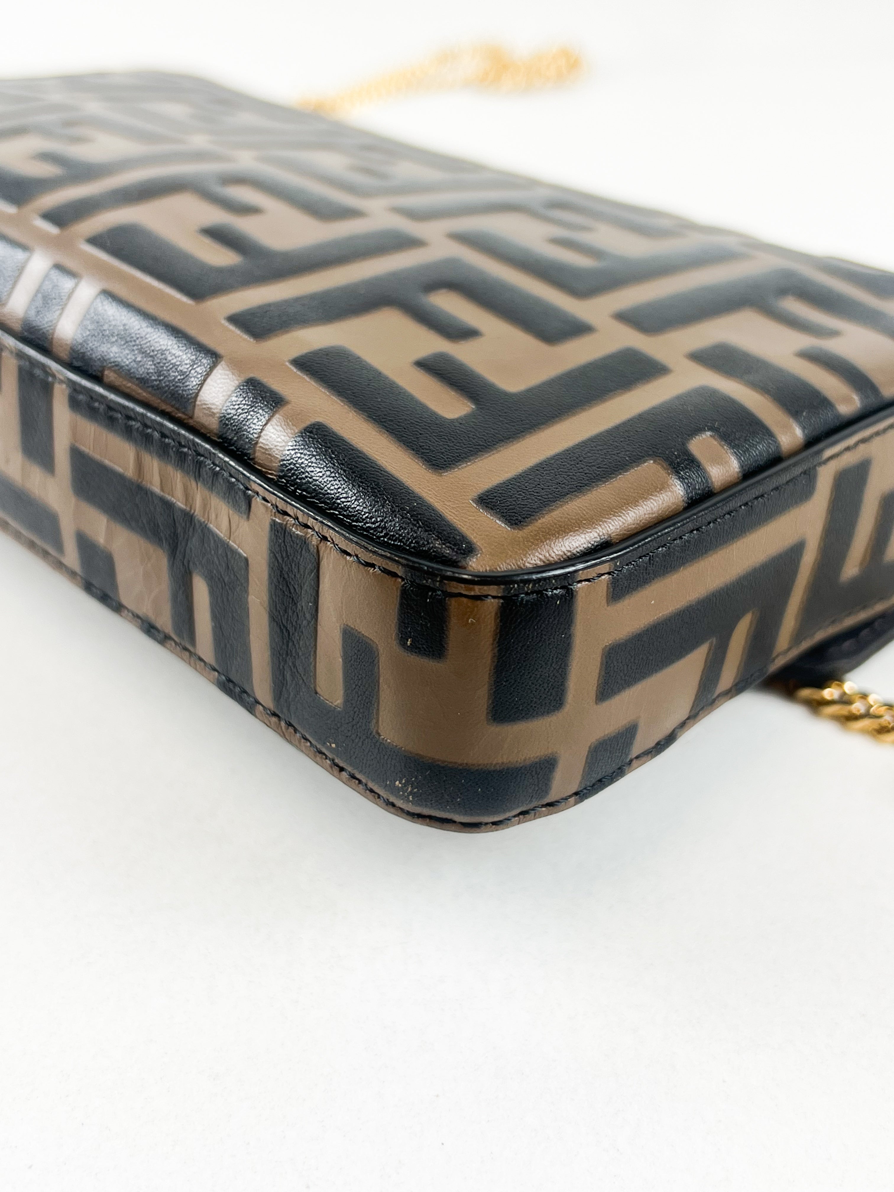 Fendi F Wallet on Chain with Pouch