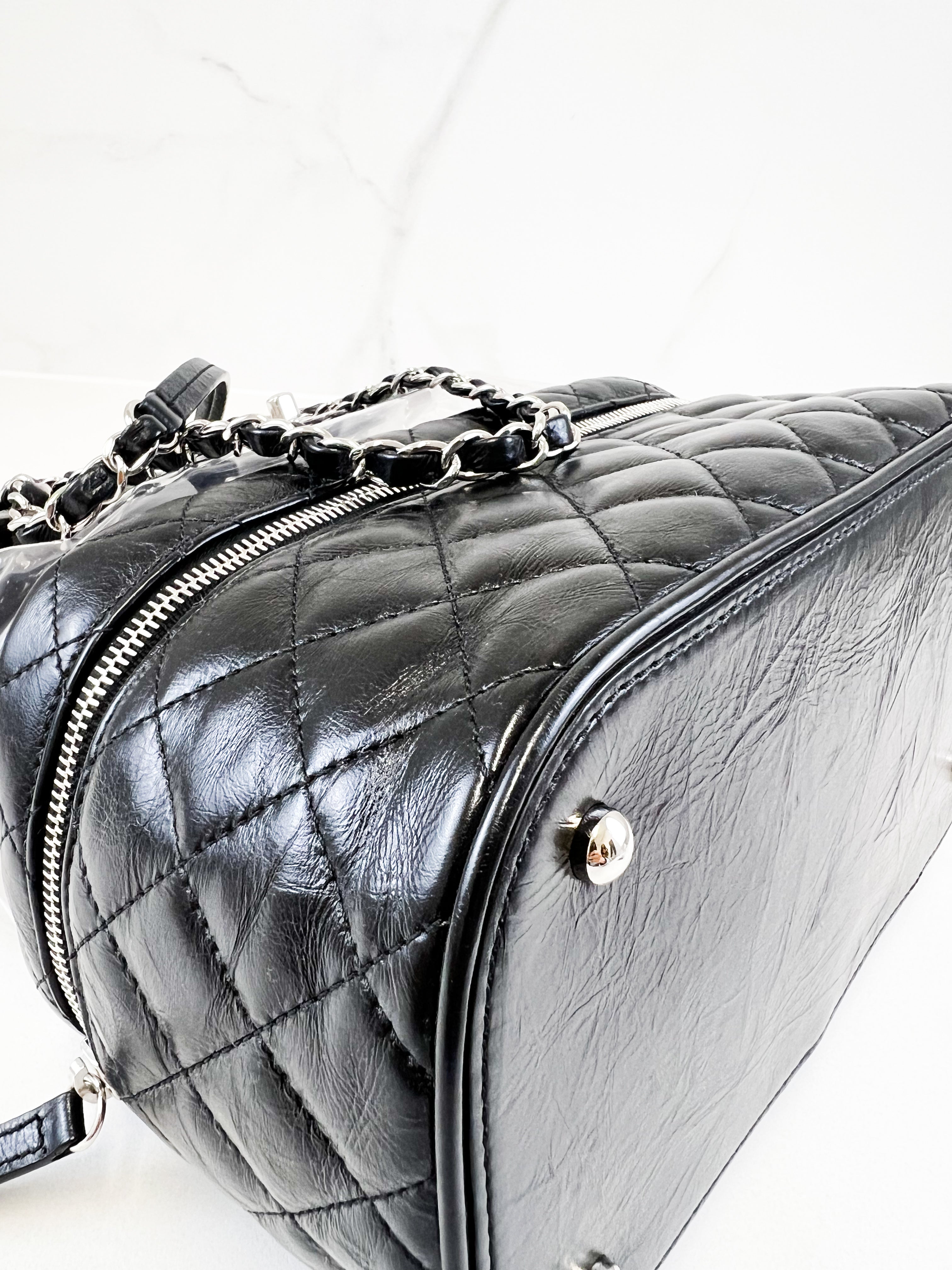 Chanel Transparent Shoulder Bag PVC/Leather