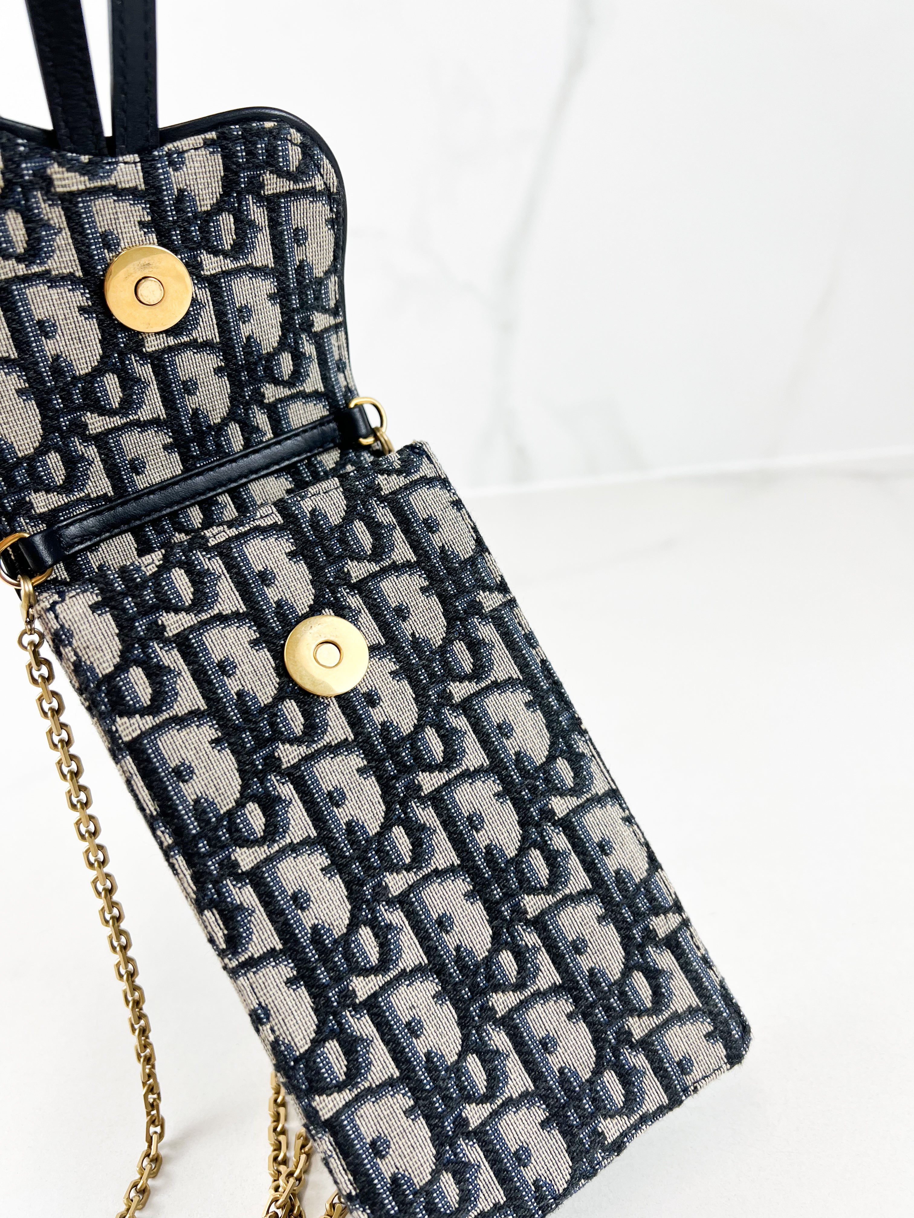 Christian Dior Oblique Vertical Saddle