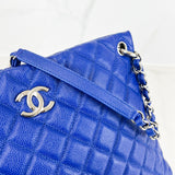 Chanel Blue Caviar Quilted Tote