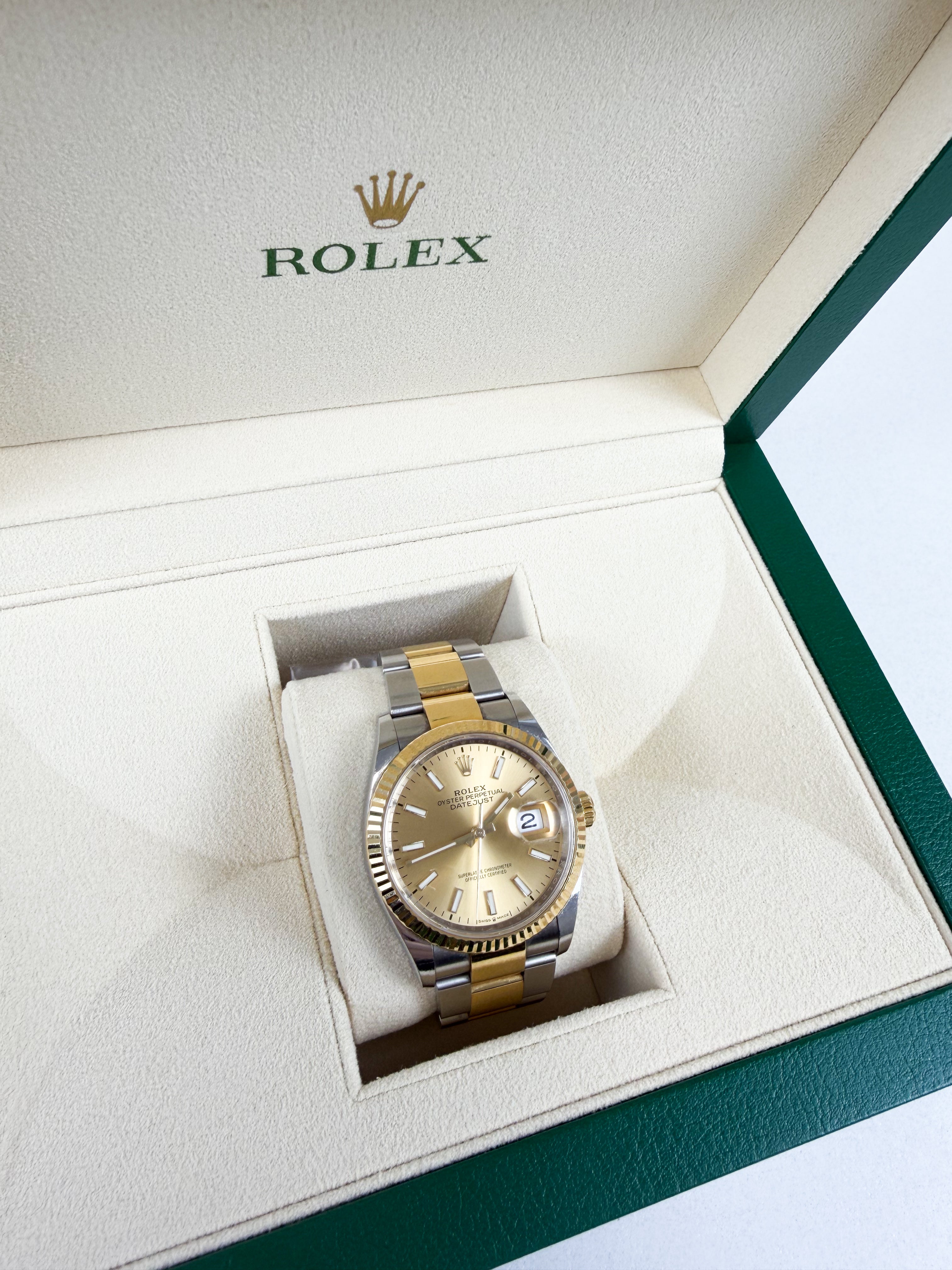 Rolex Oyster Perpetual Datejust 36mm Two-Tone