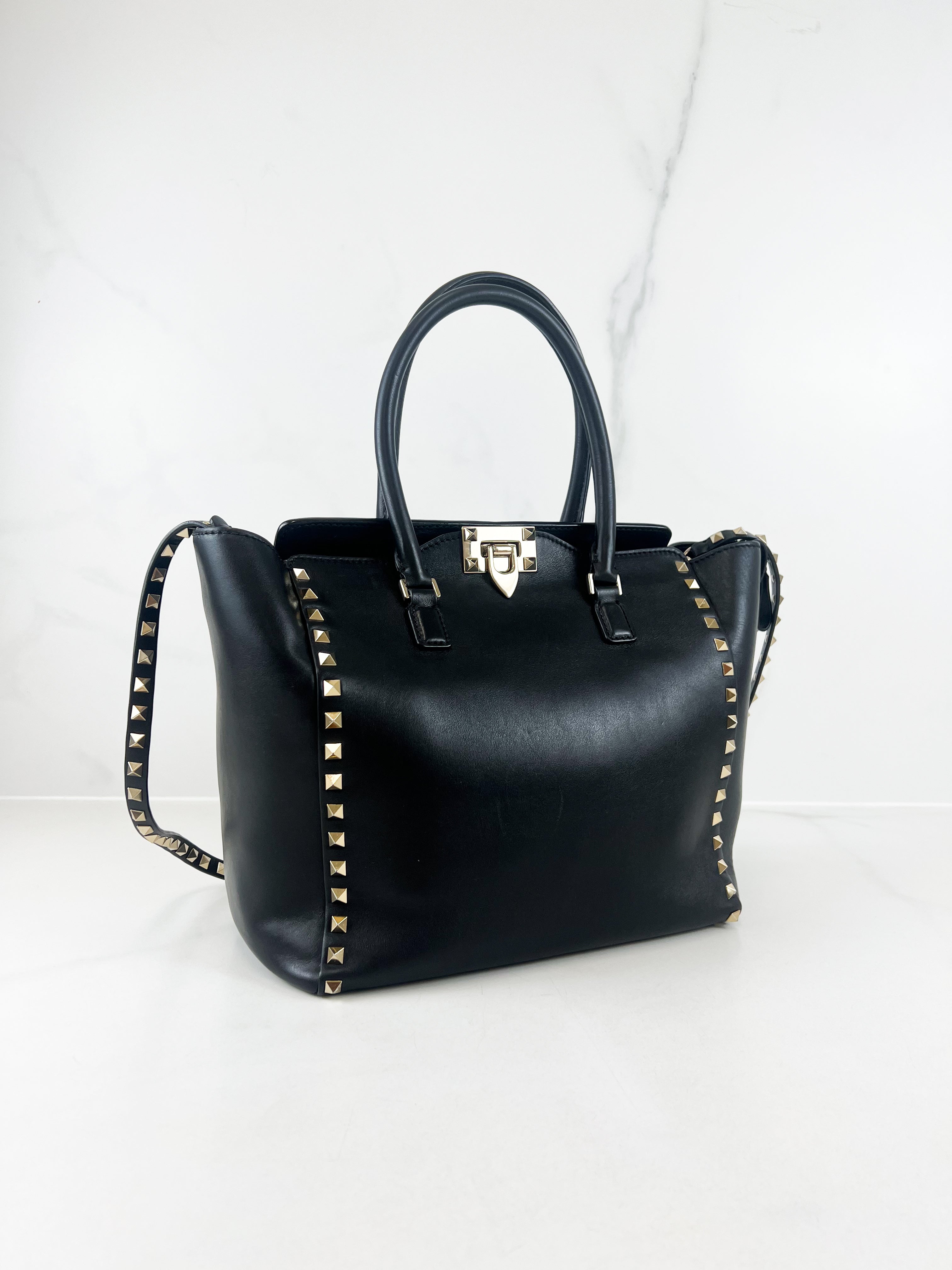 Valentino Garavani Rockstud Leather Tote