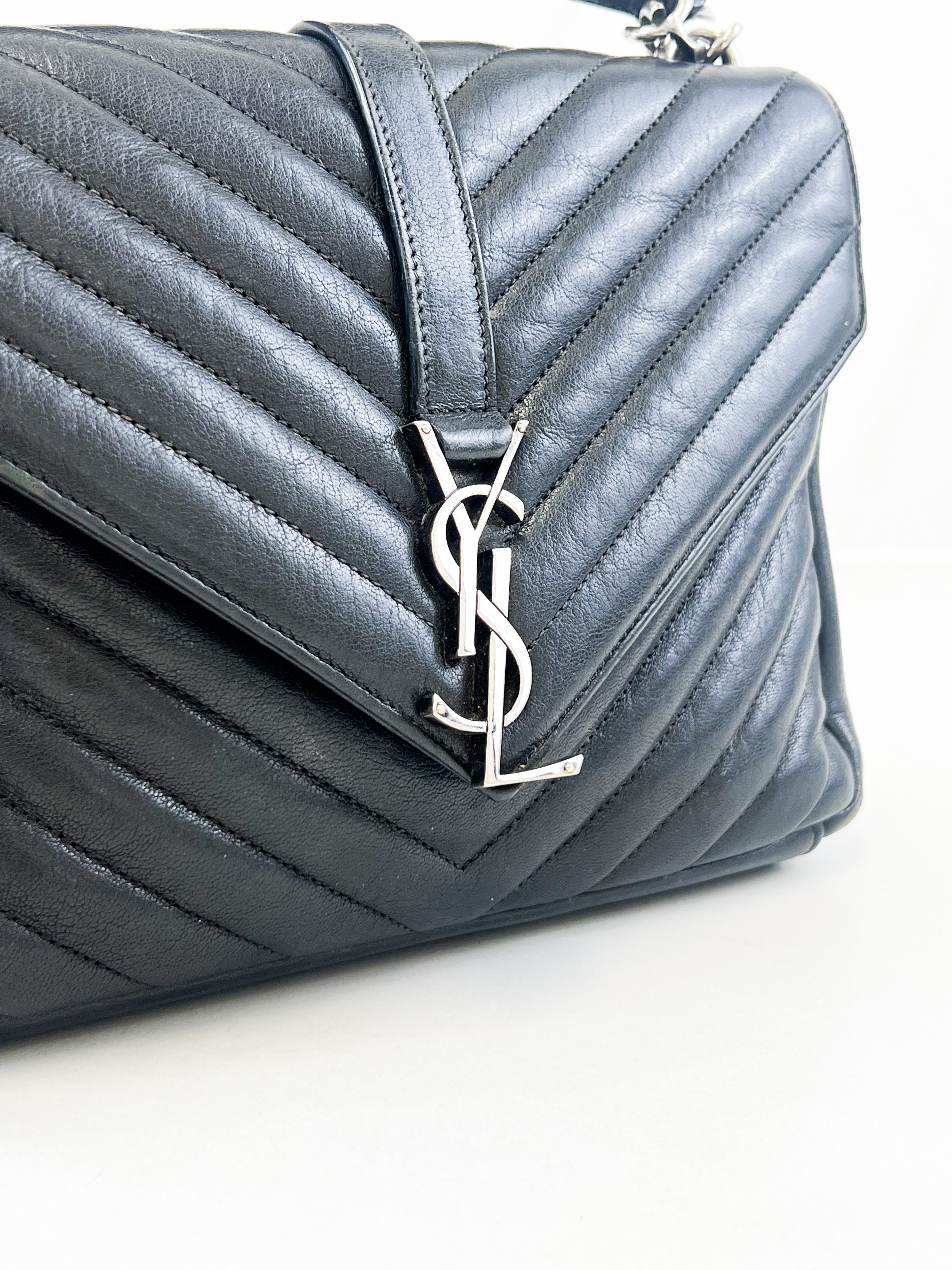 Saint Laurent Black College Bag