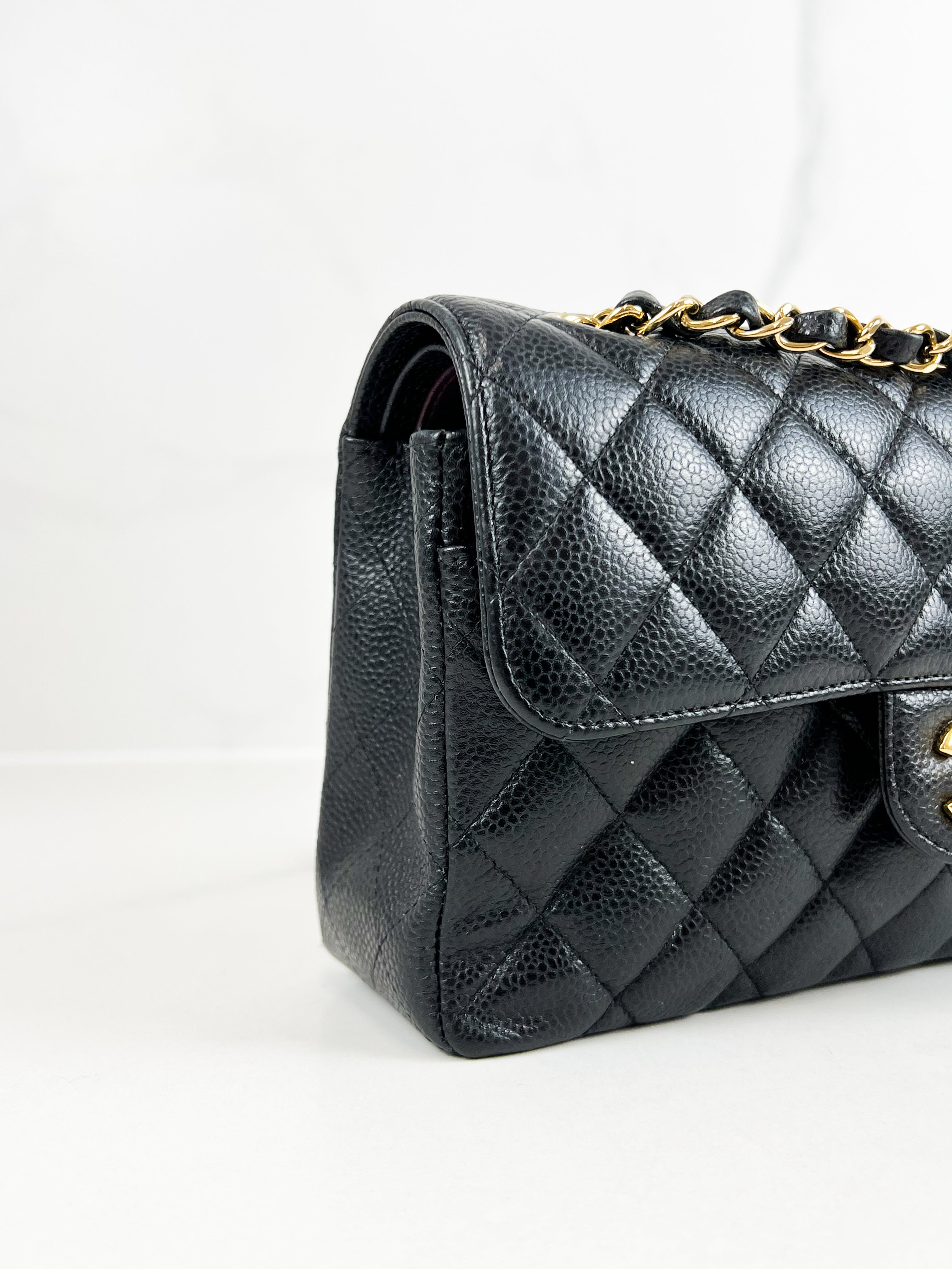 Chanel Small Classic Double Flap Caviar GHW Shoulder Bag