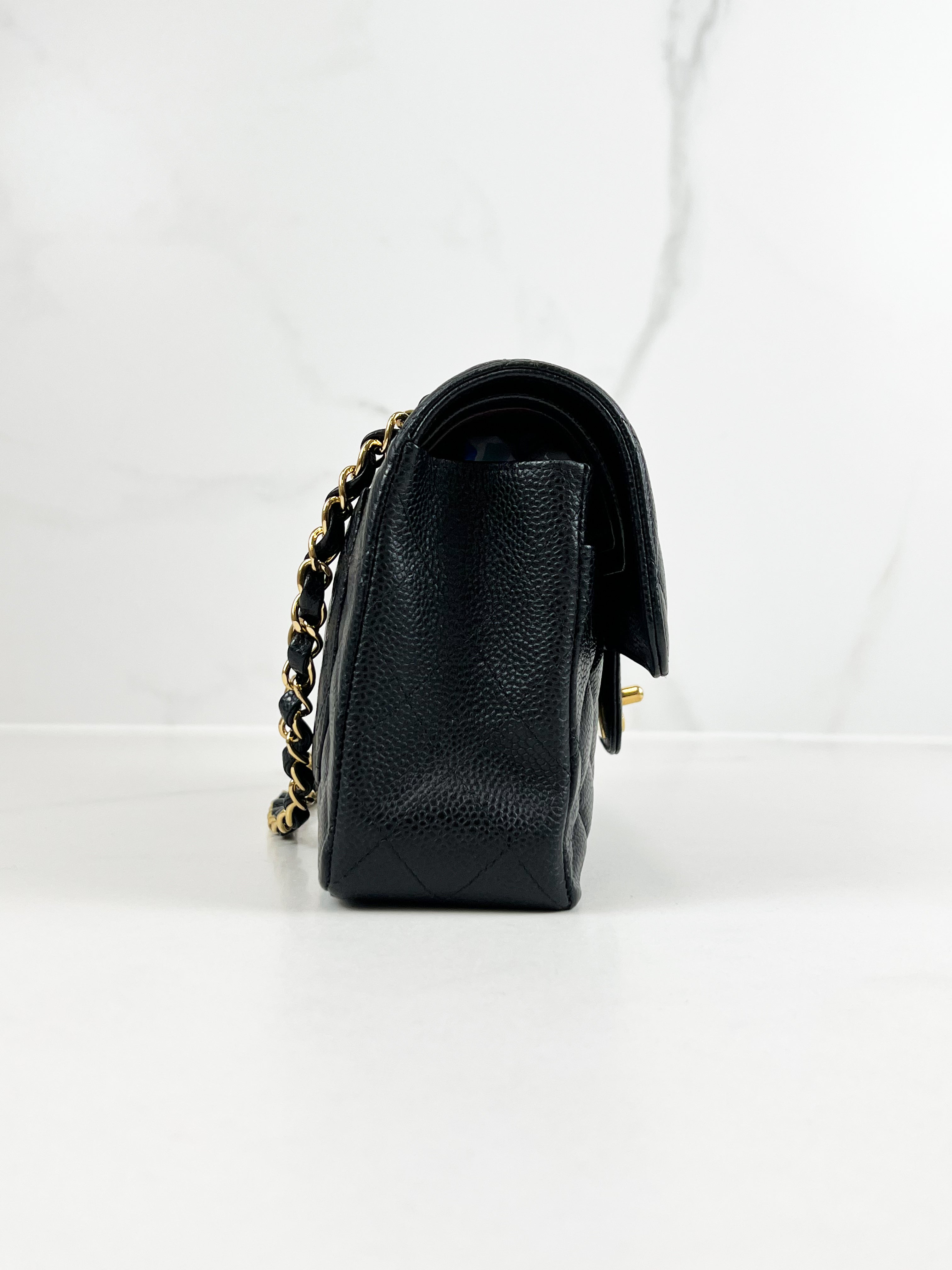 Chanel Small Classic Double Flap Caviar GHW Shoulder Bag