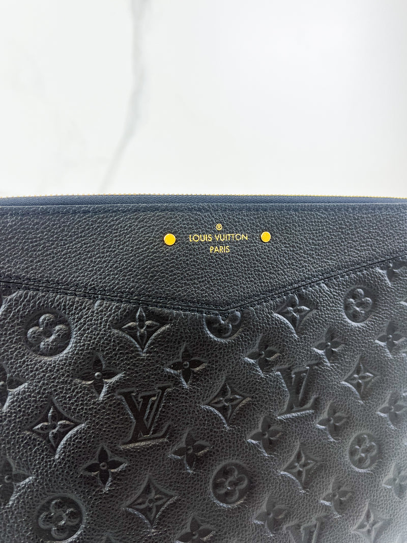 Louis Vuitton Monogram Empreinte Leather Daily Pouch