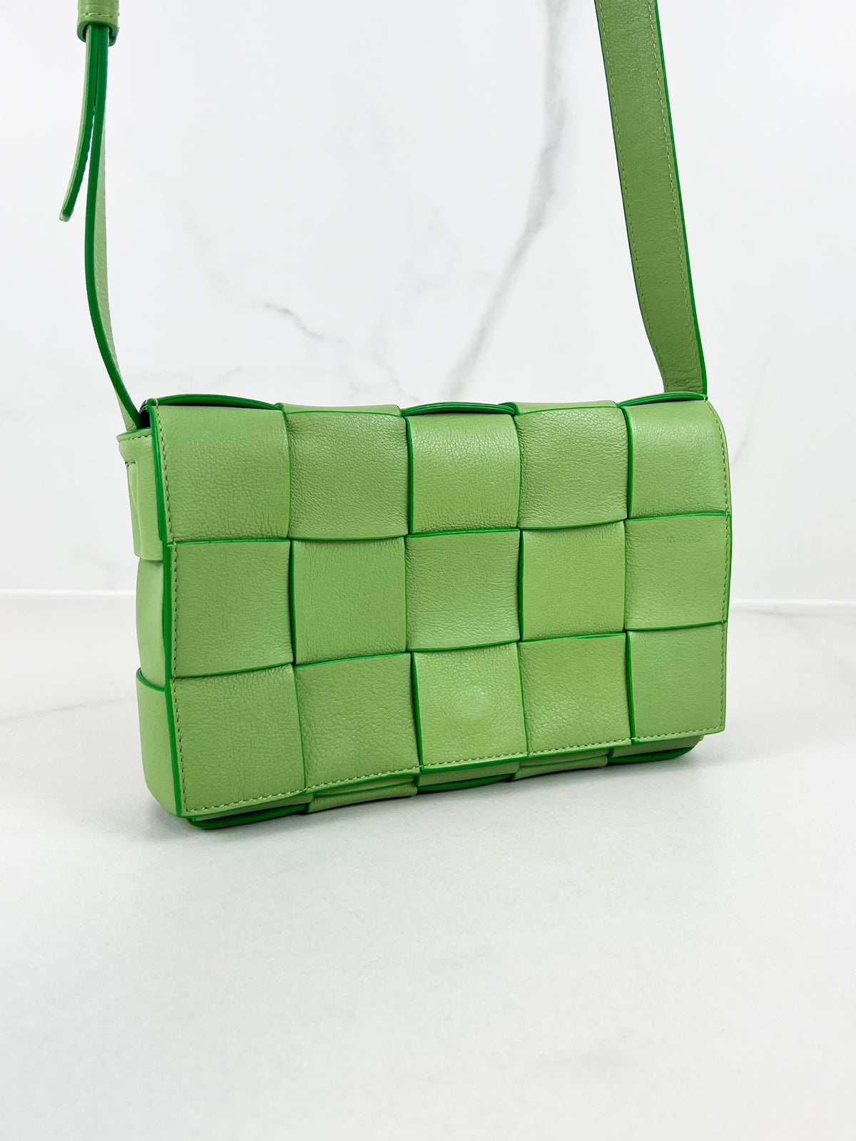 Bottega Veneta Cassette Bag in Pistachio