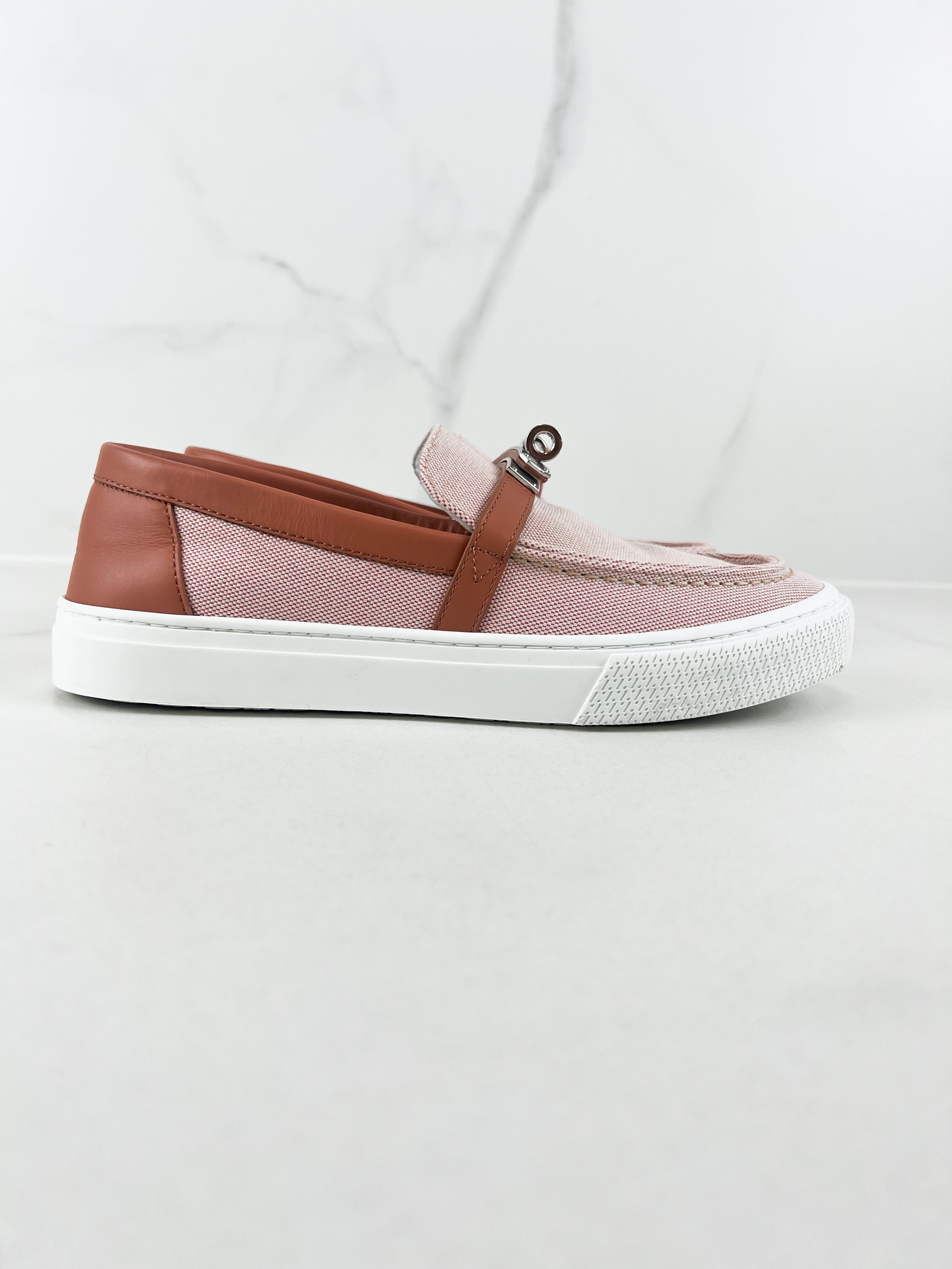 Hermes Game Slip-On Sneaker in Size 37.5